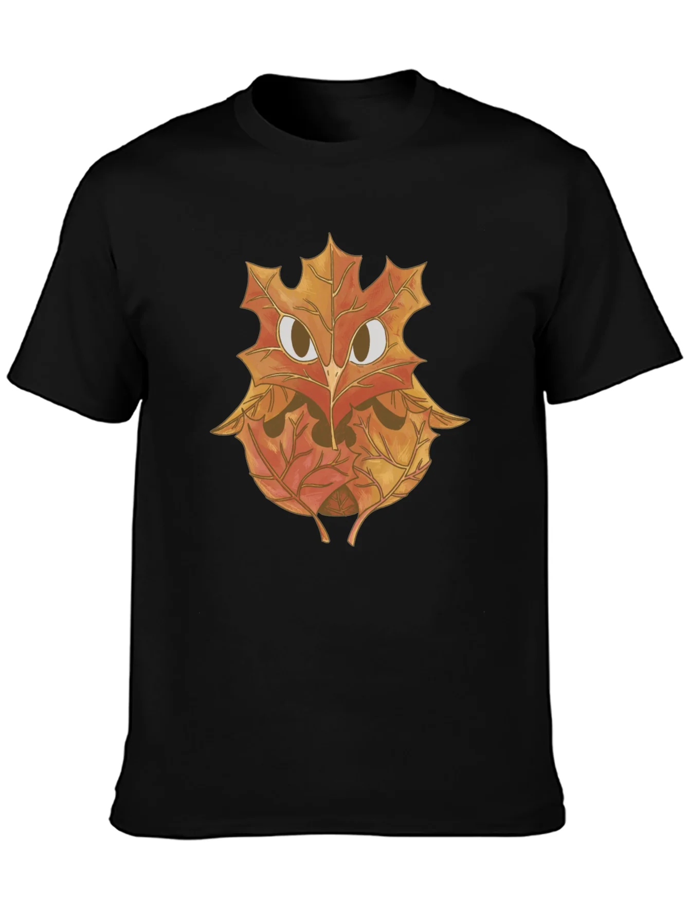 Rebbecca Autumn Owl Graphic Tee - Nature Inspired Design