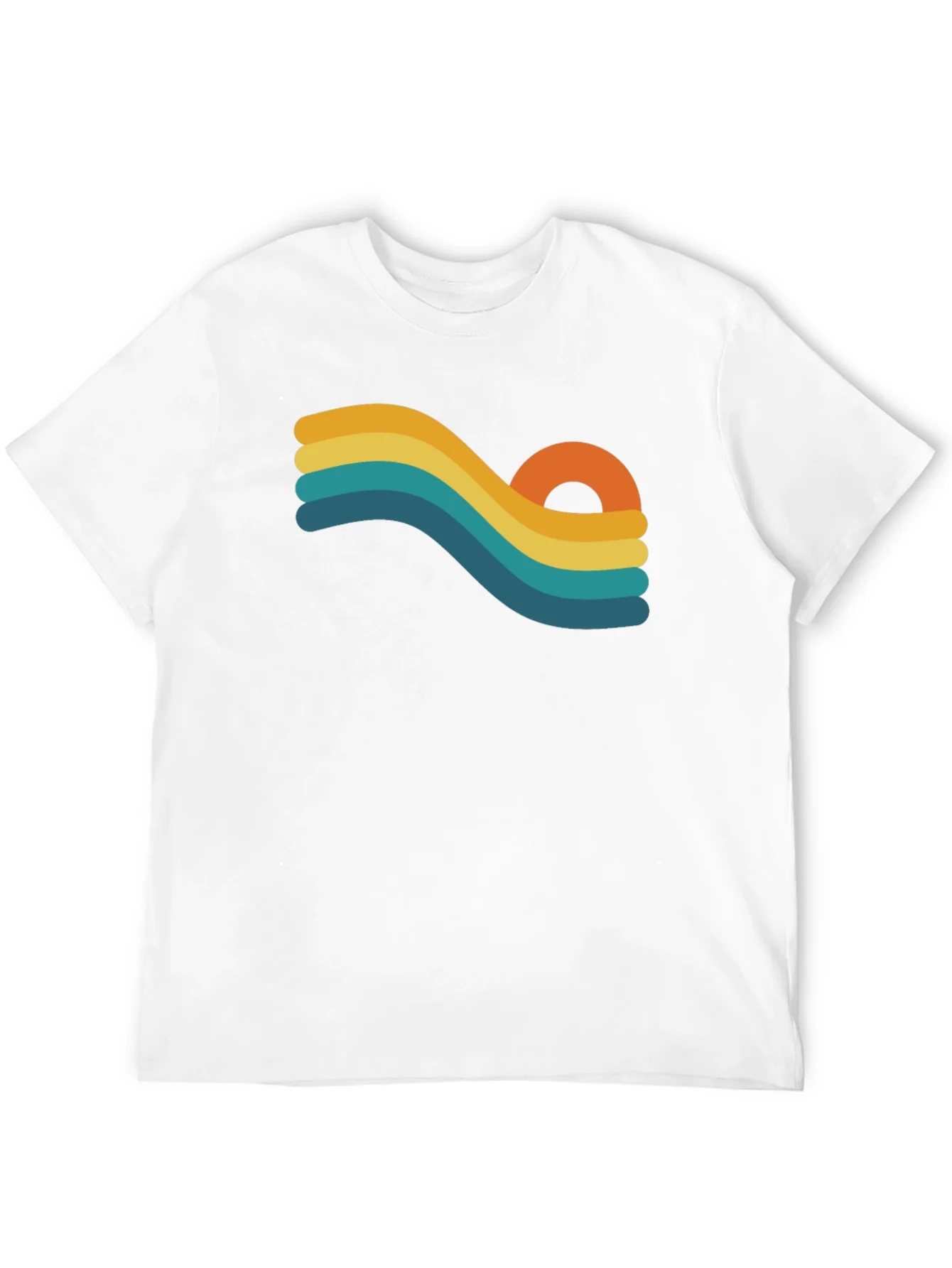 Rebbecca Retro Wave Graphic Black T-Shirt