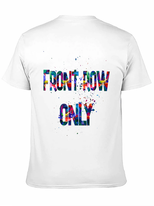 Camiseta Negra Front Row Only Multicolor