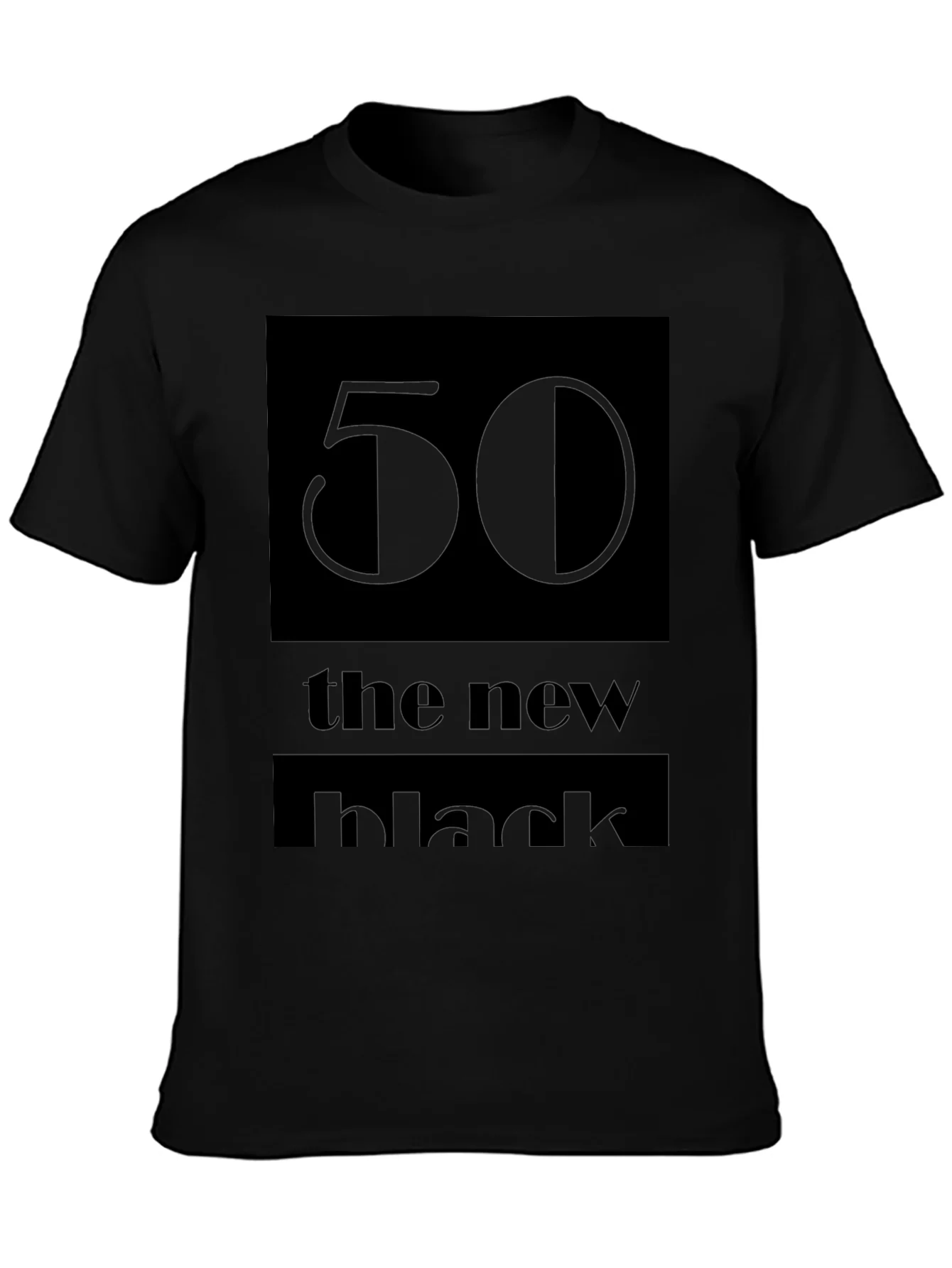 Rebbecca 50 the new black T-Shirt
