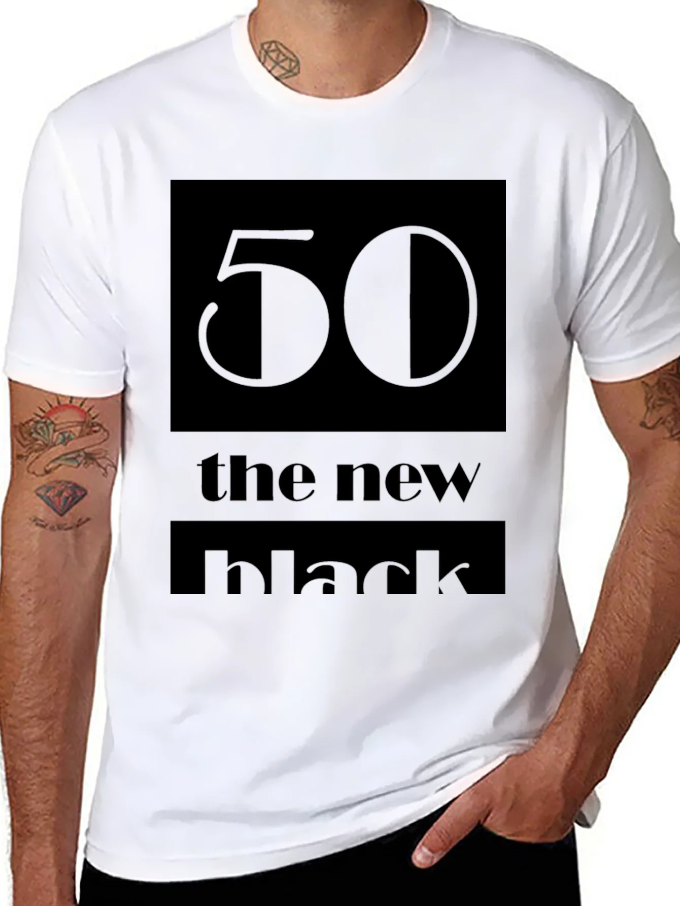 Rebbecca 50 the new black T-Shirt