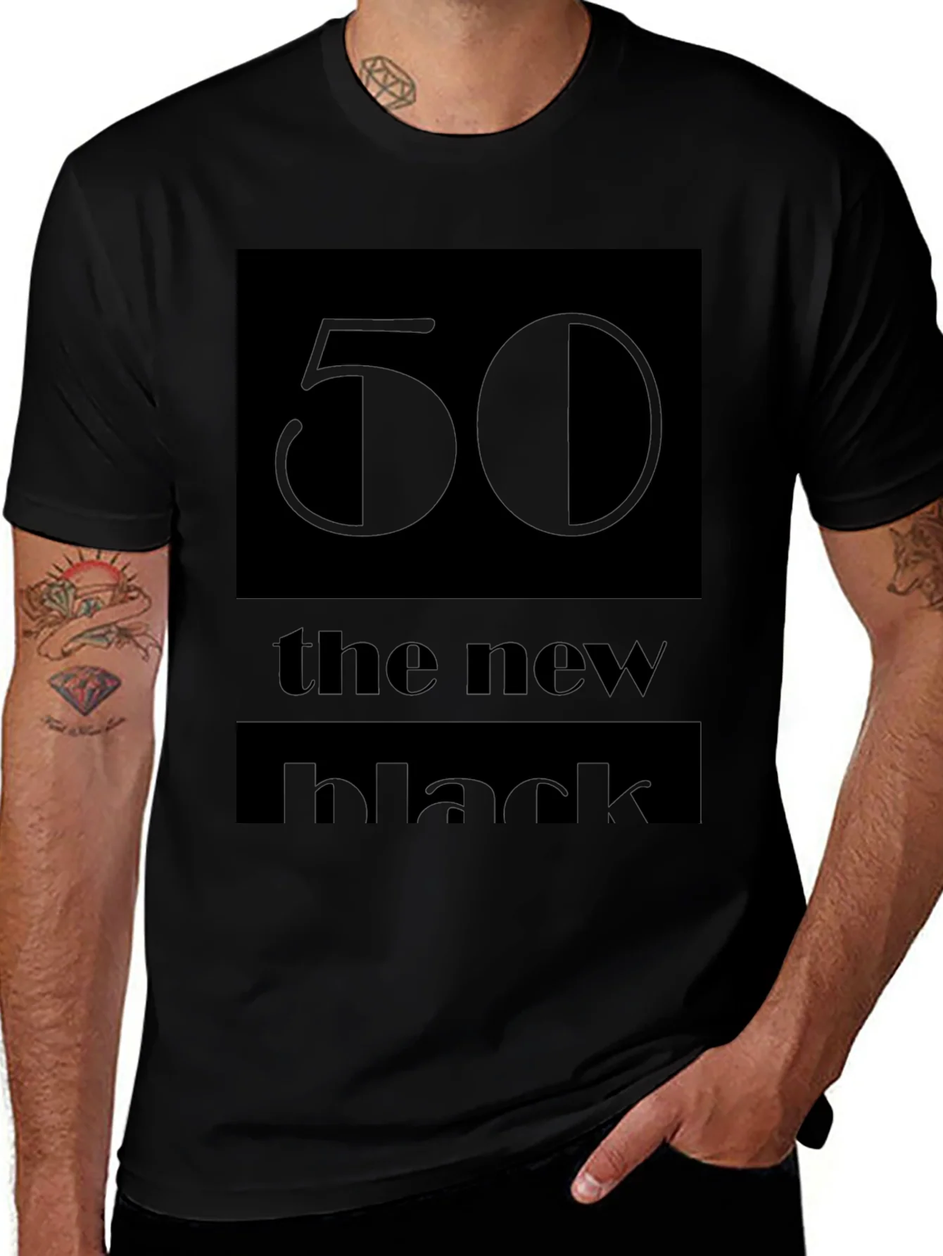Rebbecca 50 the new black T-Shirt