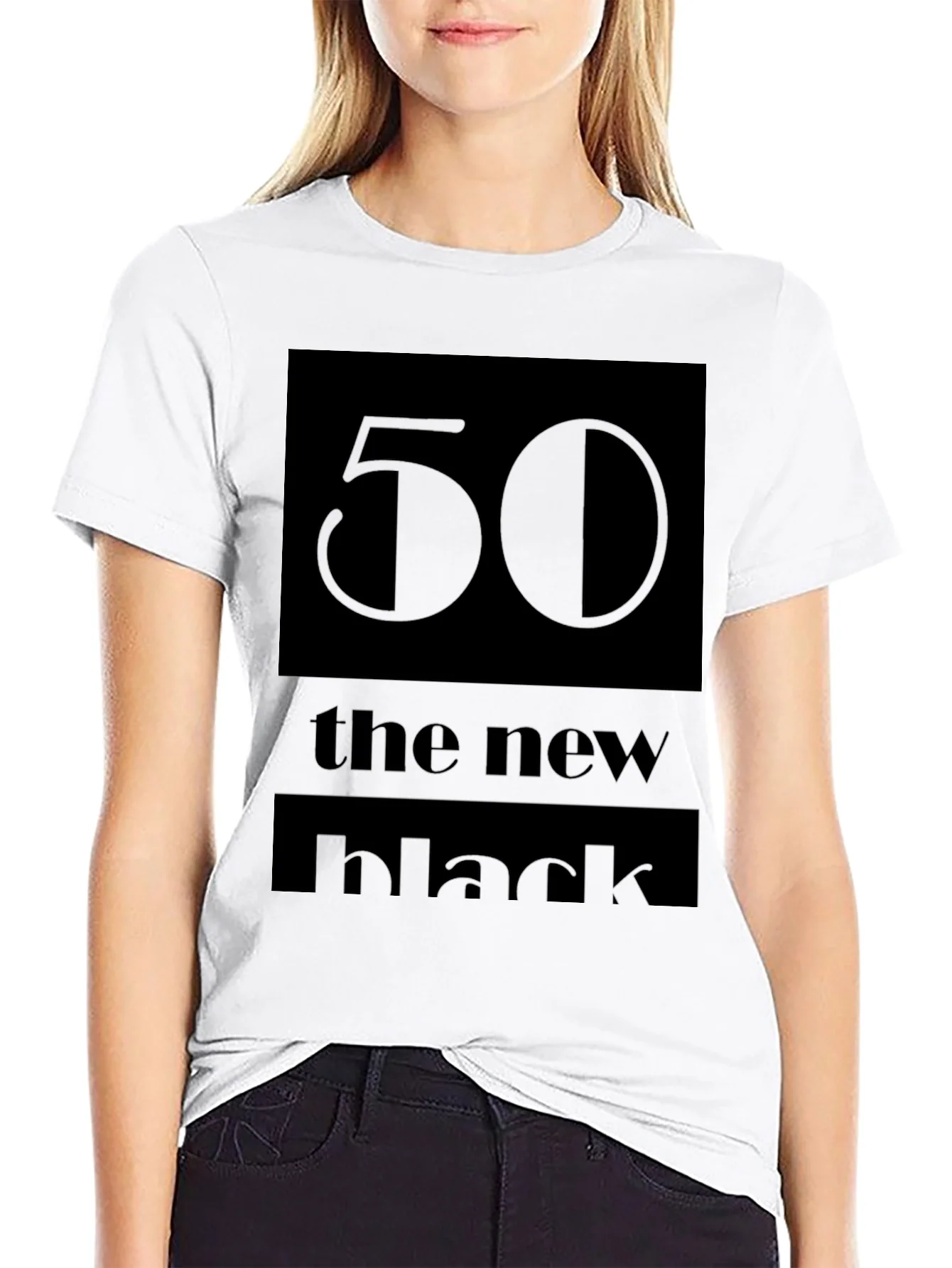 Rebbecca 50 the new black T-Shirt