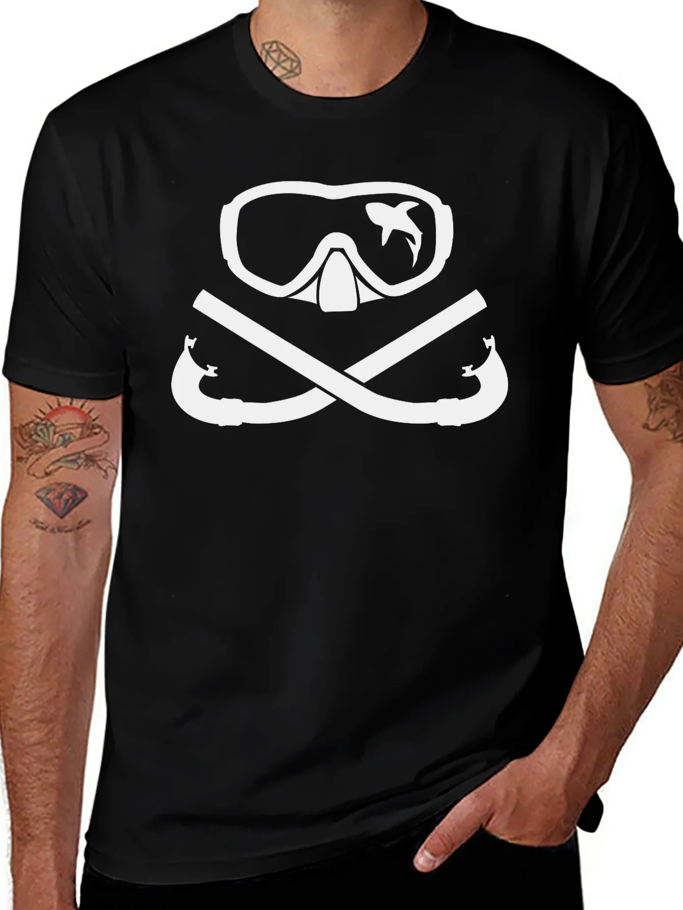 Rebbecca Diving Mask T-Shirt - Scuba Dive Apparel
