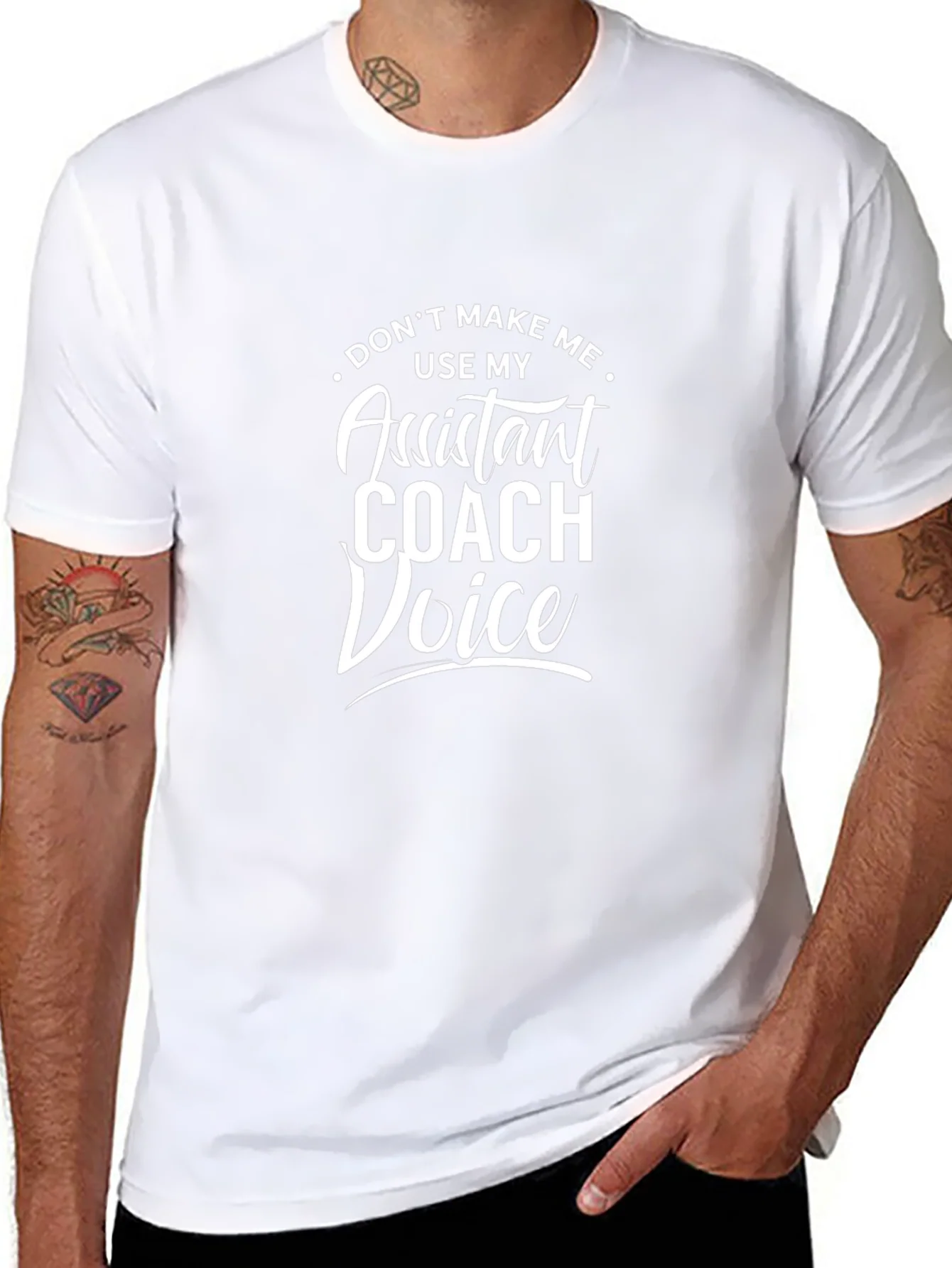 Camiseta Negra Assistant Coach Voice