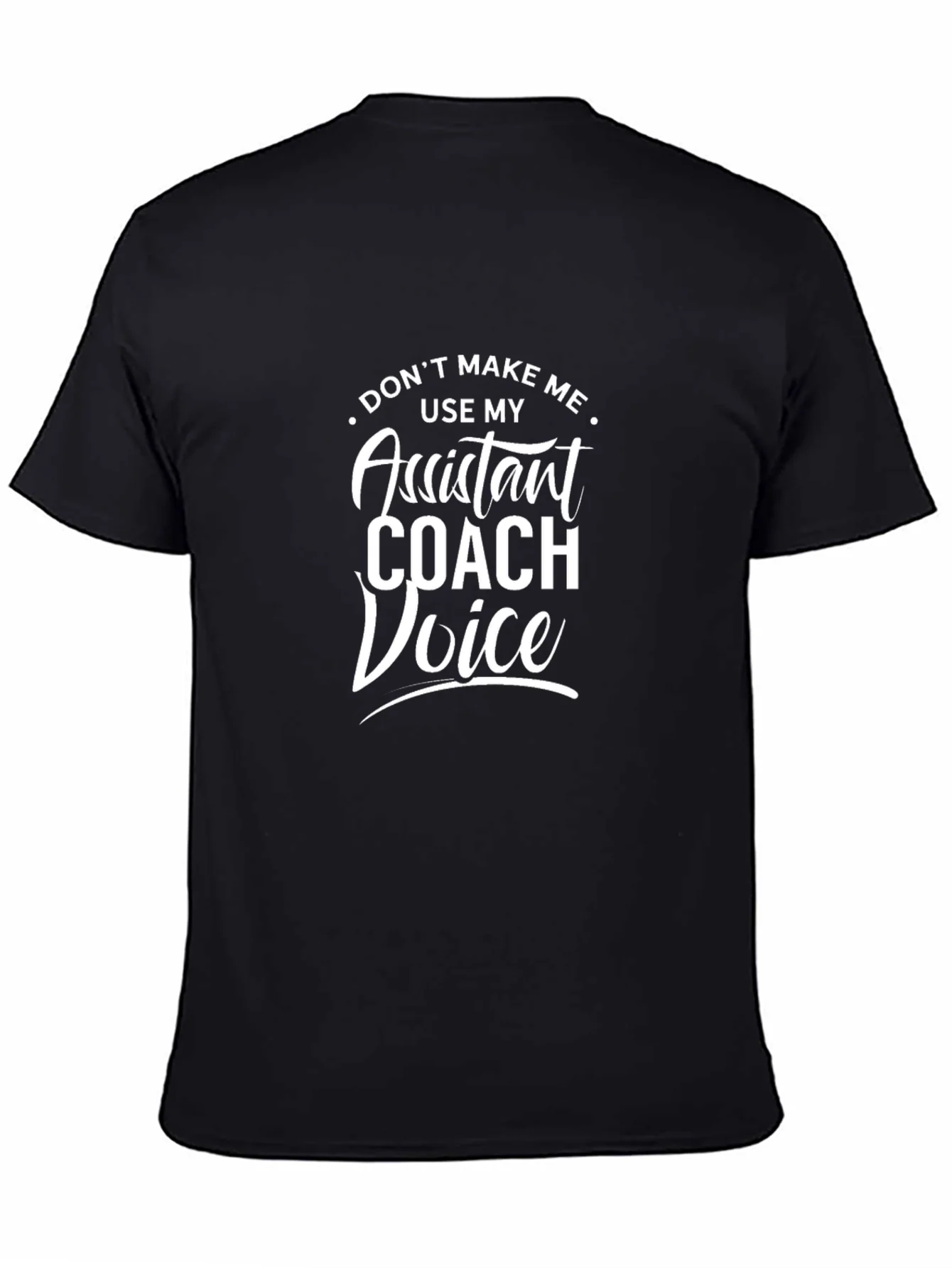 Camiseta Negra Assistant Coach Voice