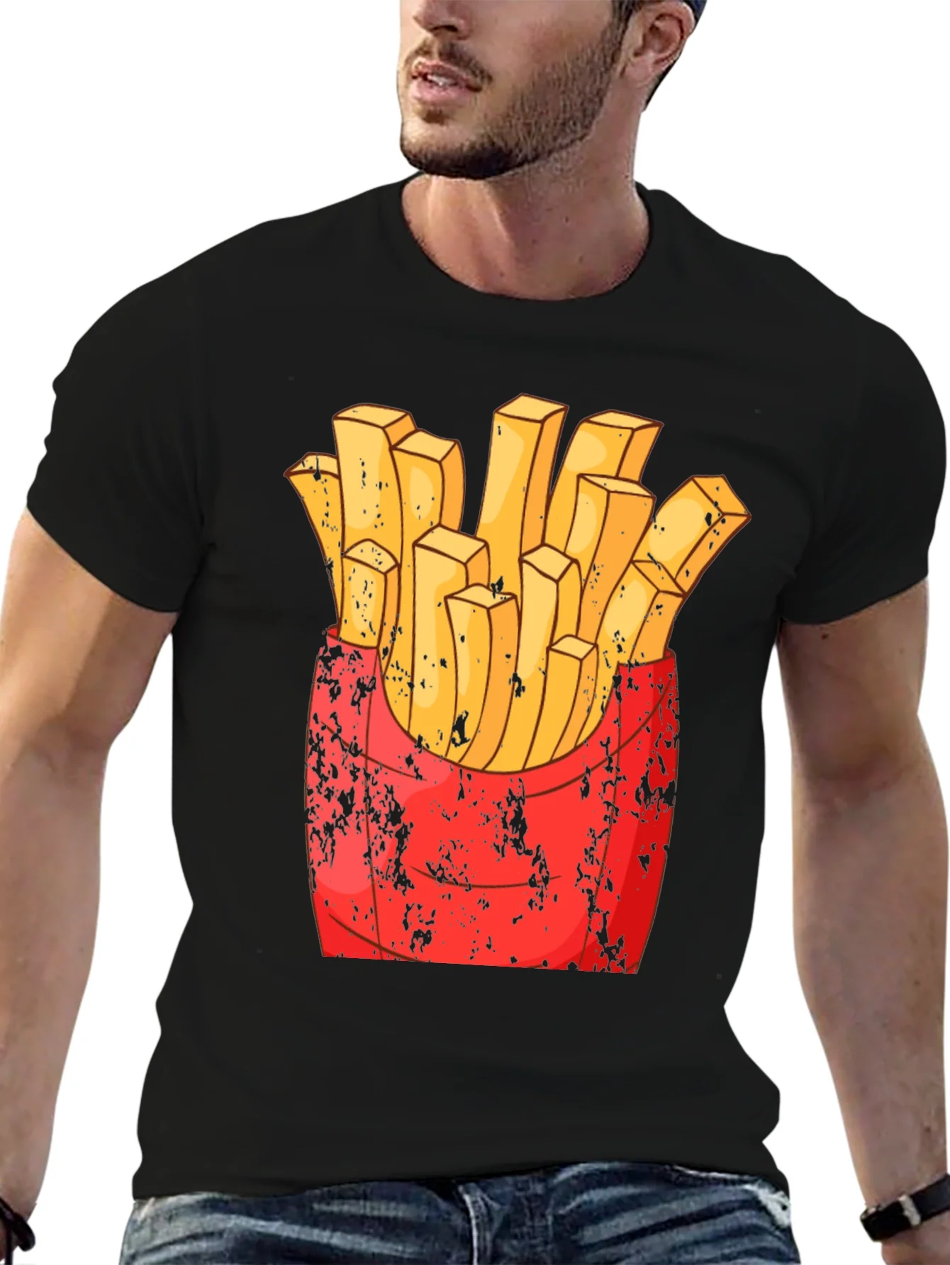 Rebbecca French Fries Graphic Tee - Unisex Casual Shirt