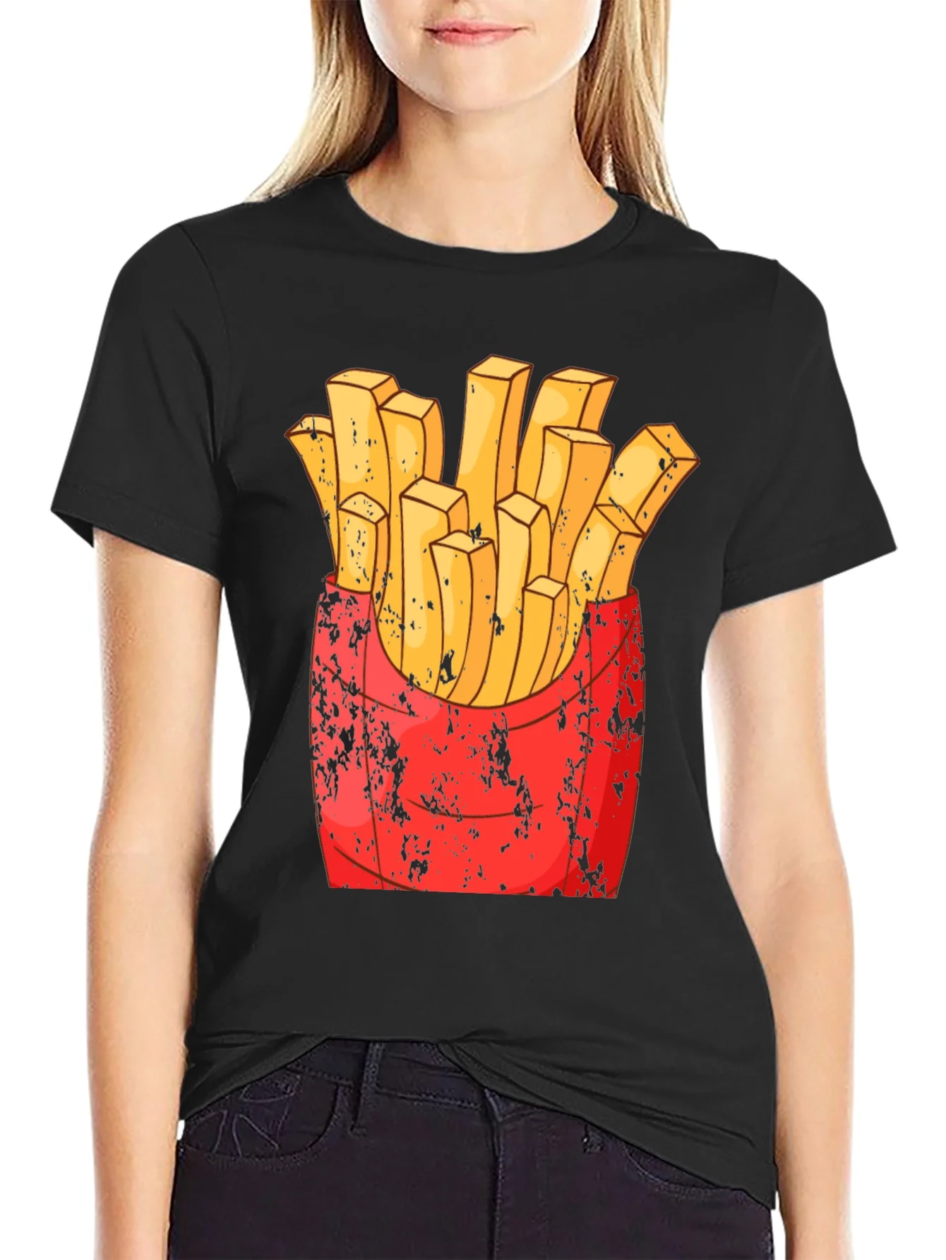 Rebbecca French Fries Graphic Tee - Unisex Casual Shirt