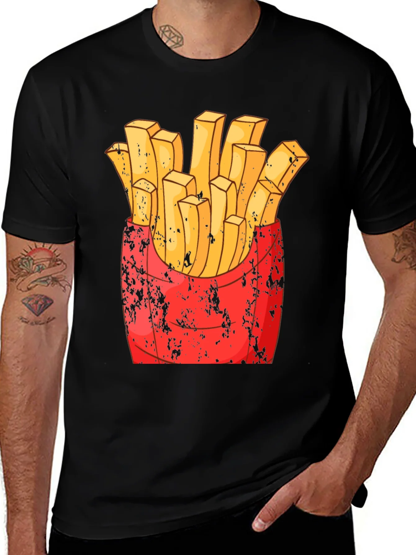 Rebbecca French Fries Graphic Tee - Unisex Casual Shirt