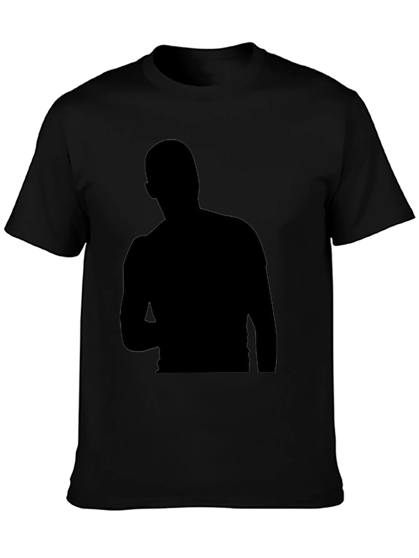 Rebbecca Mens Black Silhouette Graphic T-Shirt