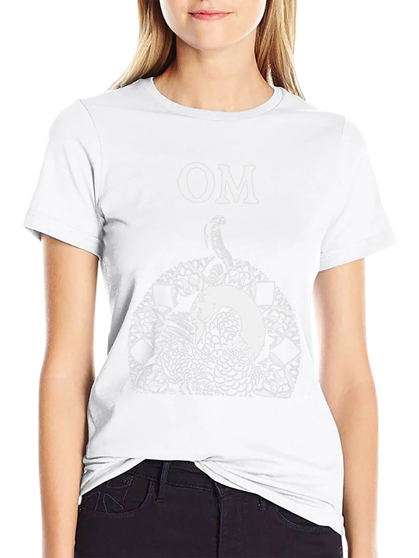 Rebbecca OM Snake Graphic Black T-Shirt