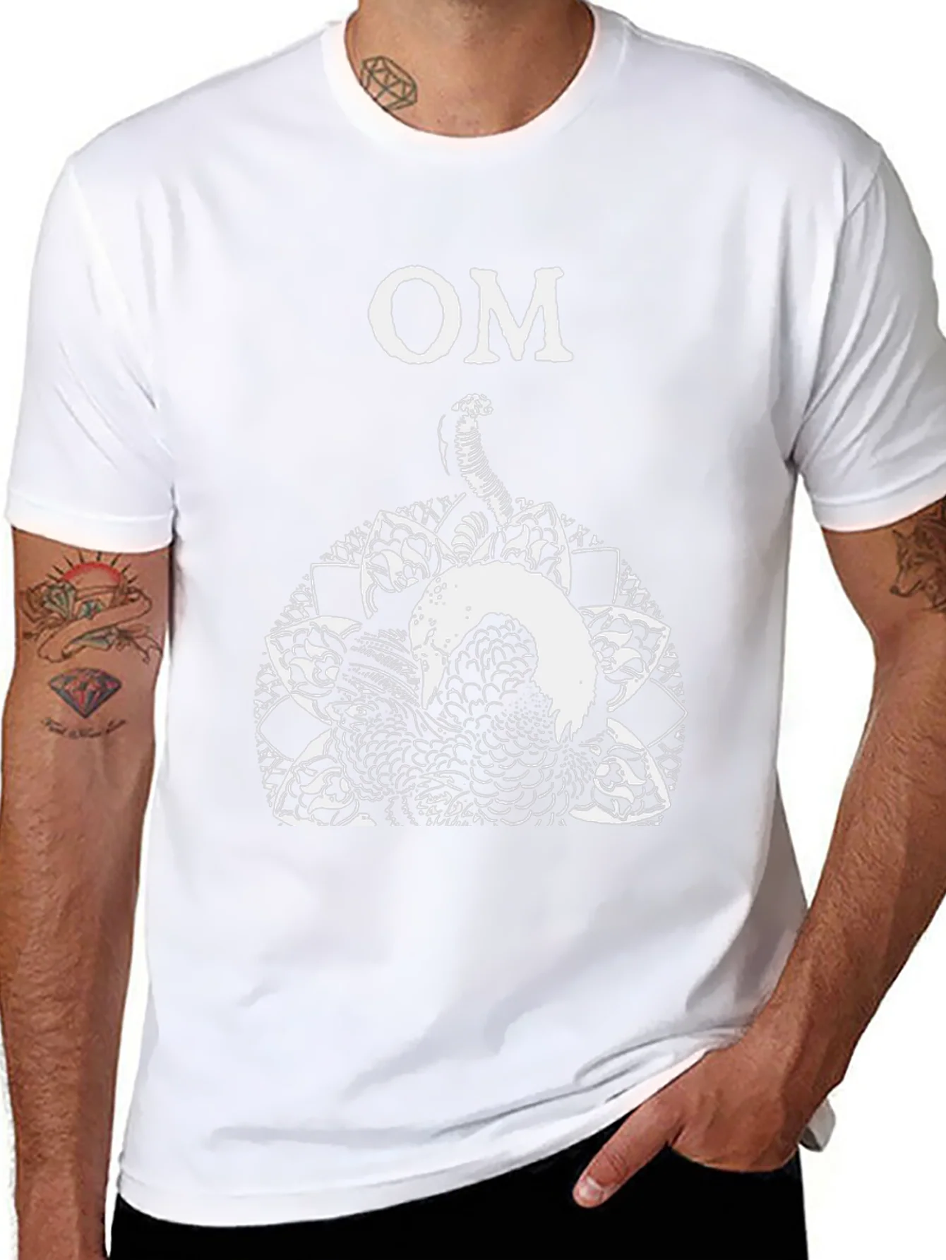 Rebbecca OM Snake Graphic Black T-Shirt