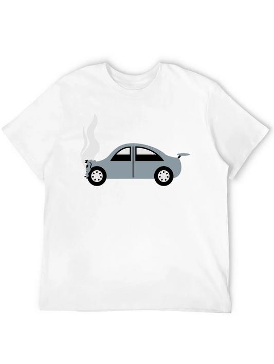 Rebbecca Funny Broken Down Car Graphic Tee - Soft Cotton