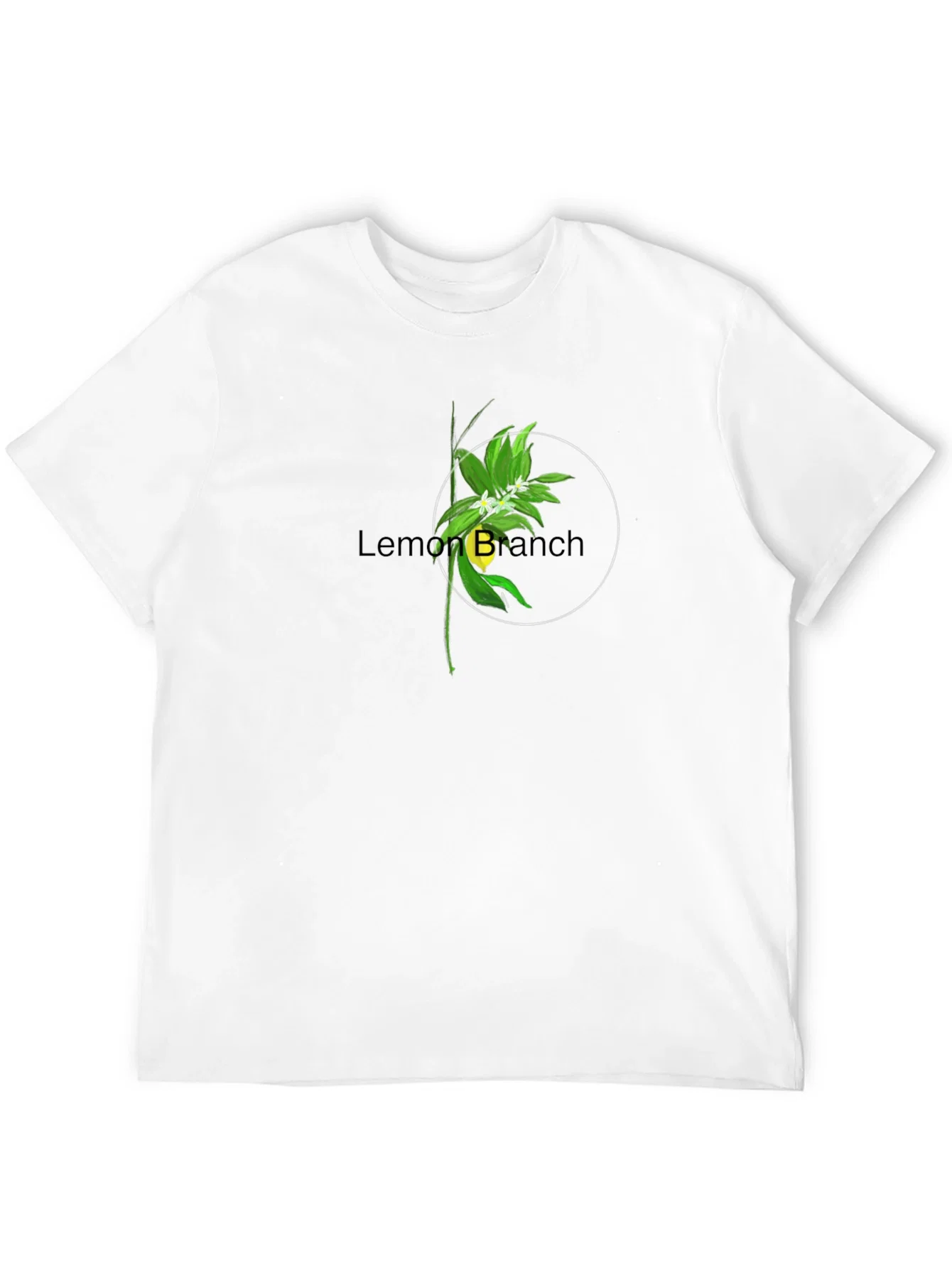 Rebbecca Lemon Branch Graphic Tee - Stylish Black T-Shirt
