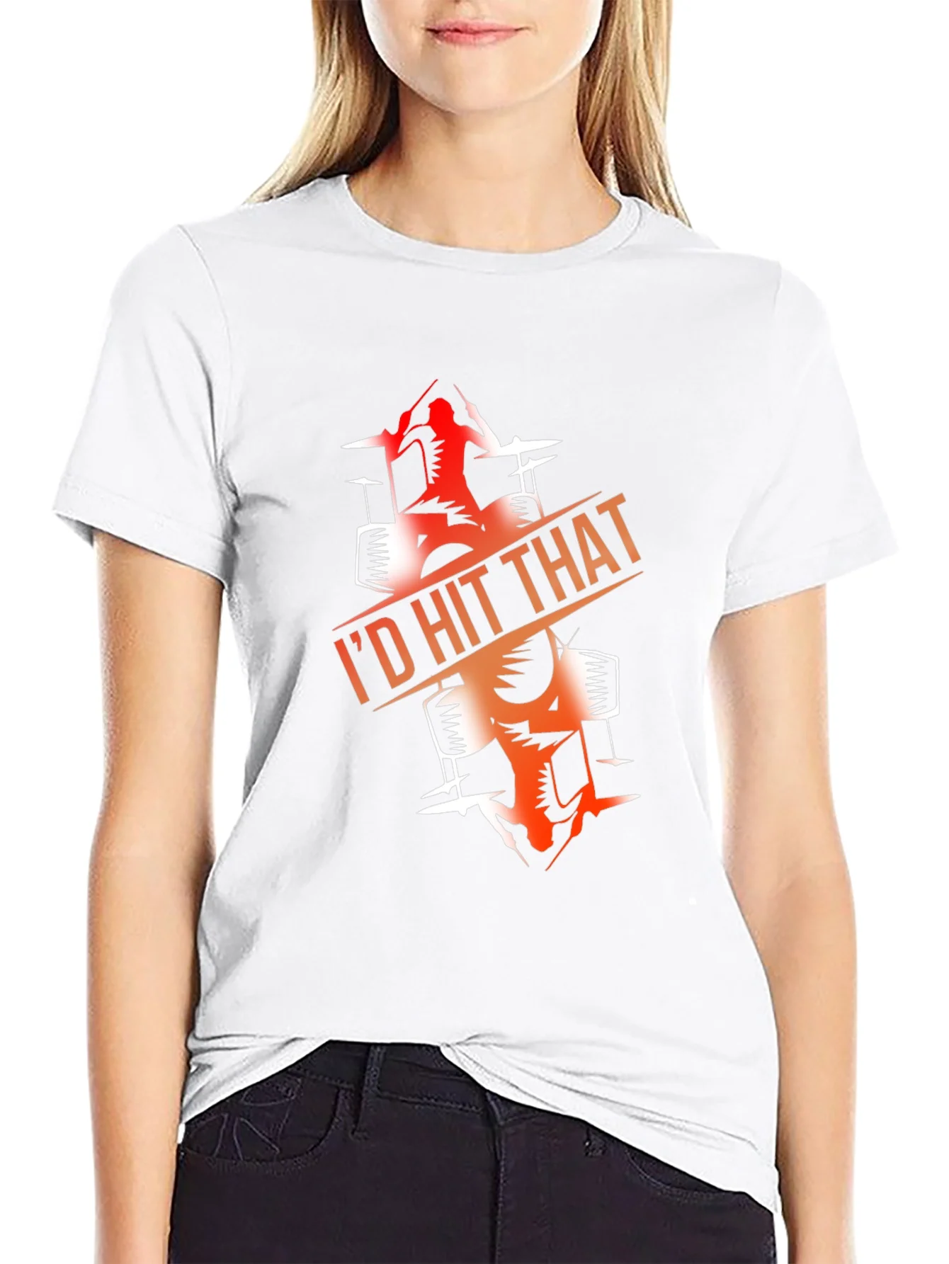 Rebbecca Id Hit That Drummer T-Shirt