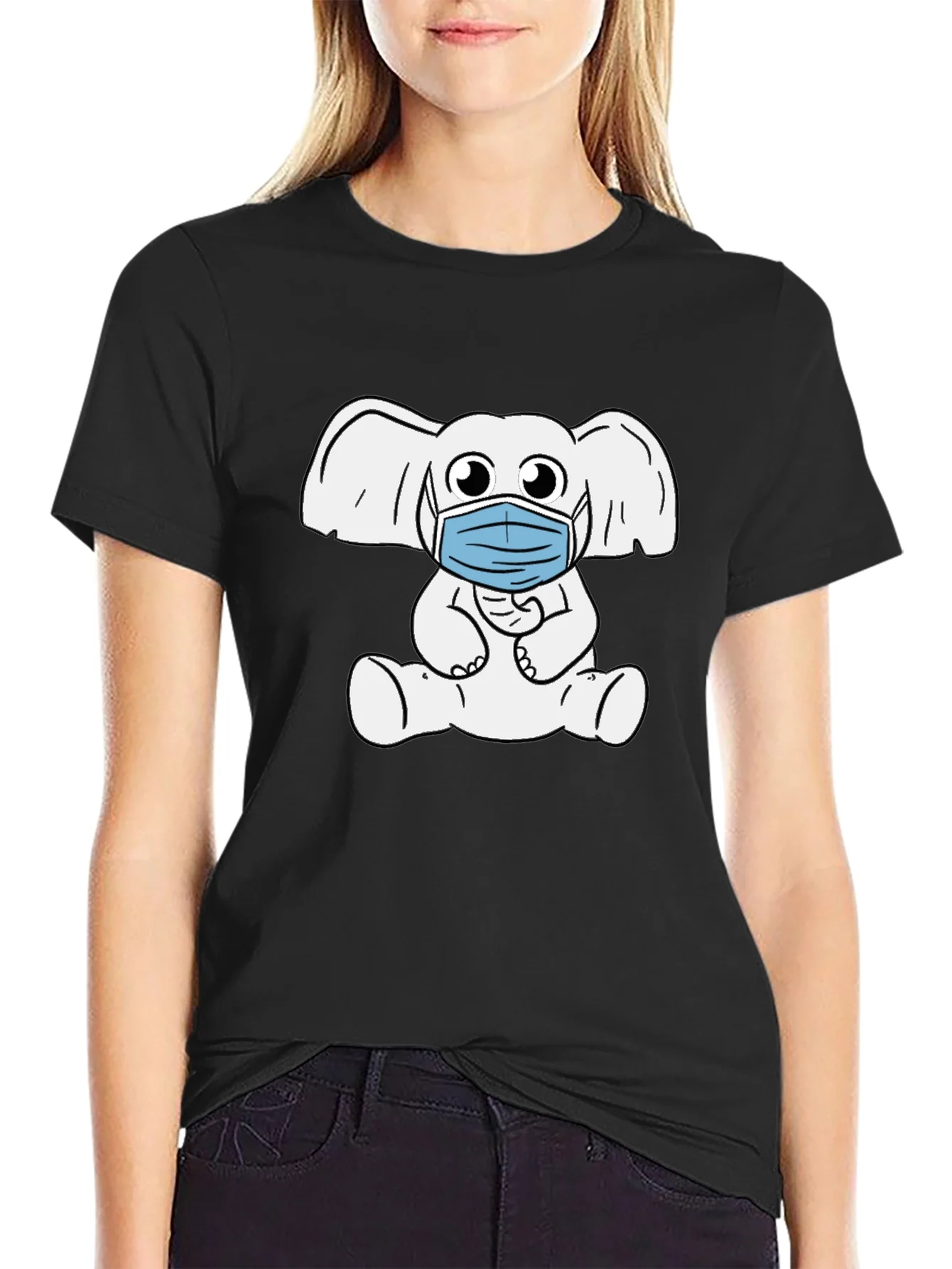Rebbecca Elephant Mask T-Shirt - Quirky & Comfortable