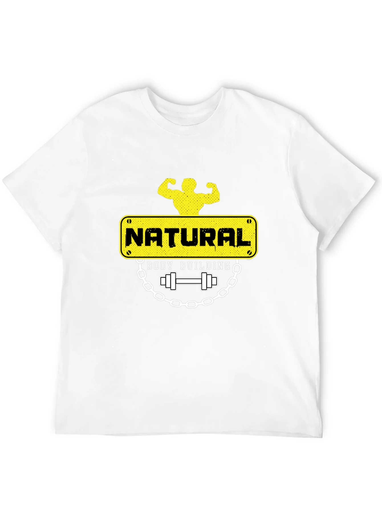 Camiseta Negra Natural Bodybuilding