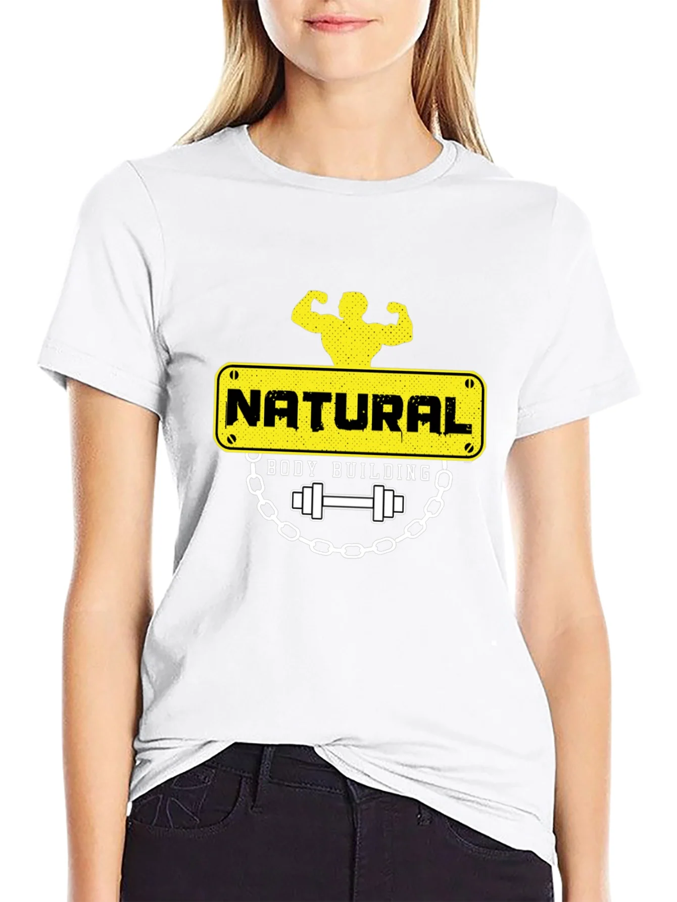Camiseta Negra Natural Bodybuilding