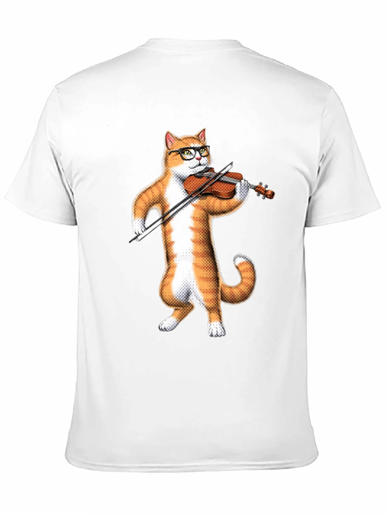 Rebbecca Cat Playing Violin T-Shirt
