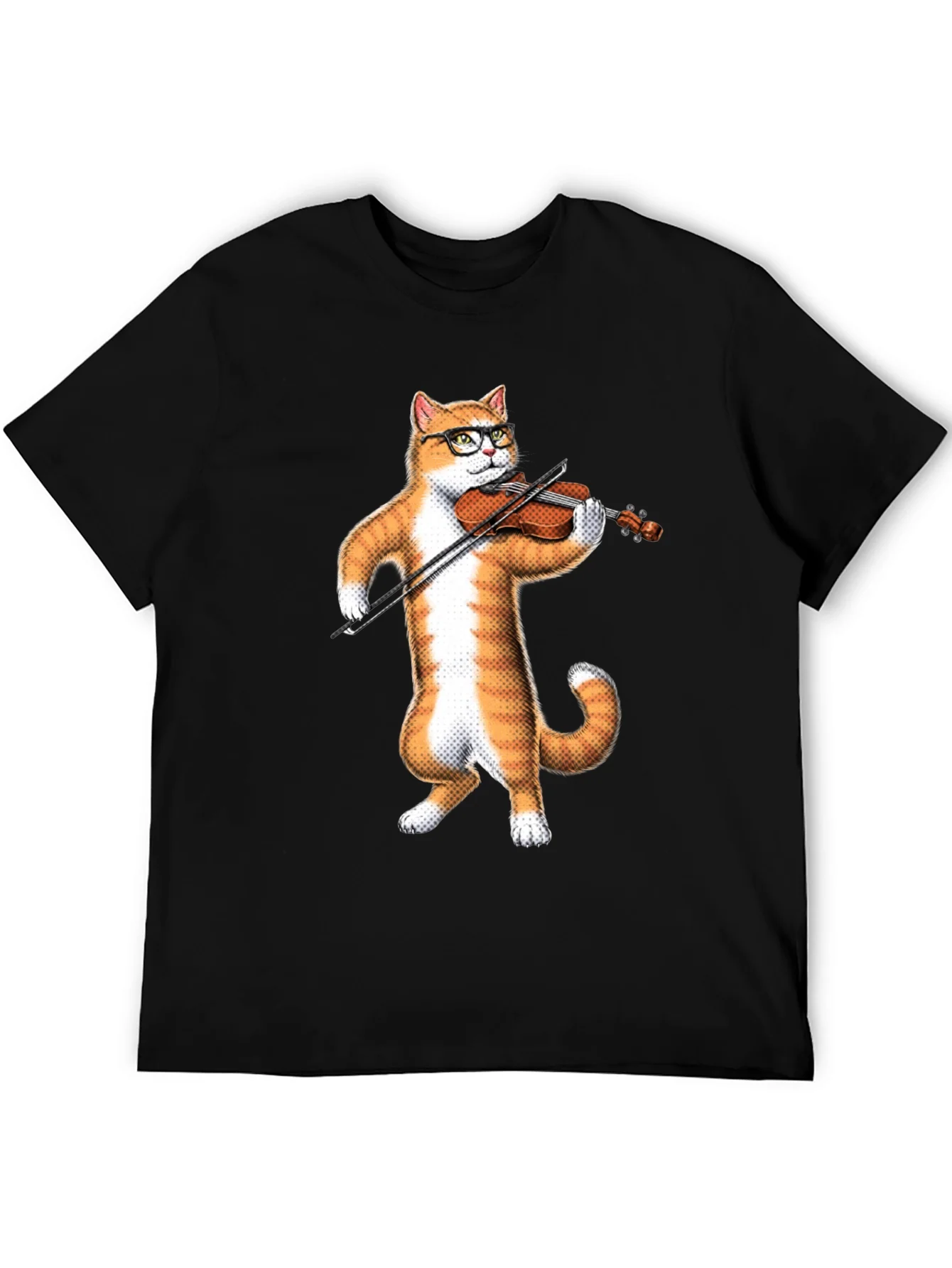 Rebbecca Cat Playing Violin T-Shirt