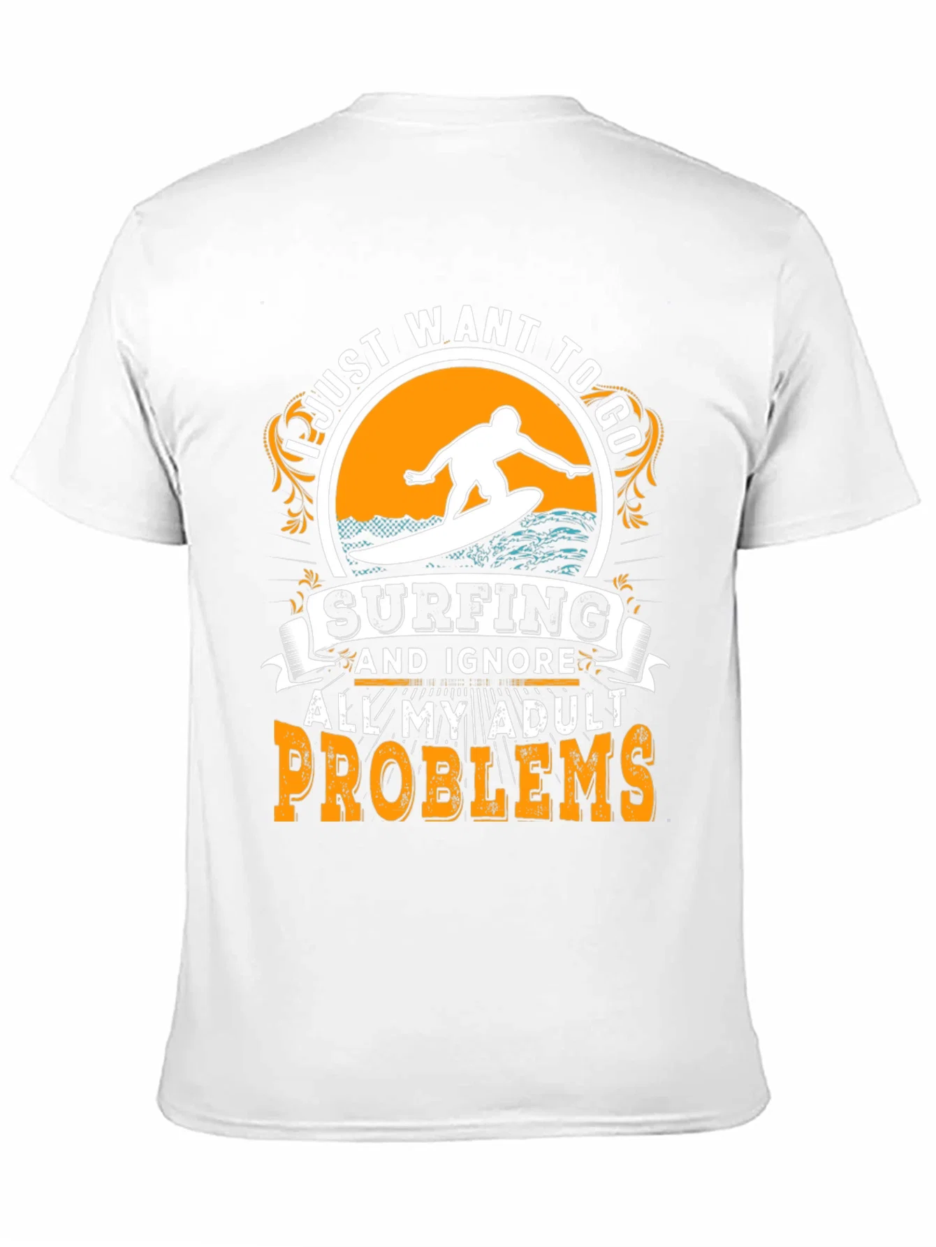 Rebbecca Surfing T-Shirt: Ignore Adult Problems