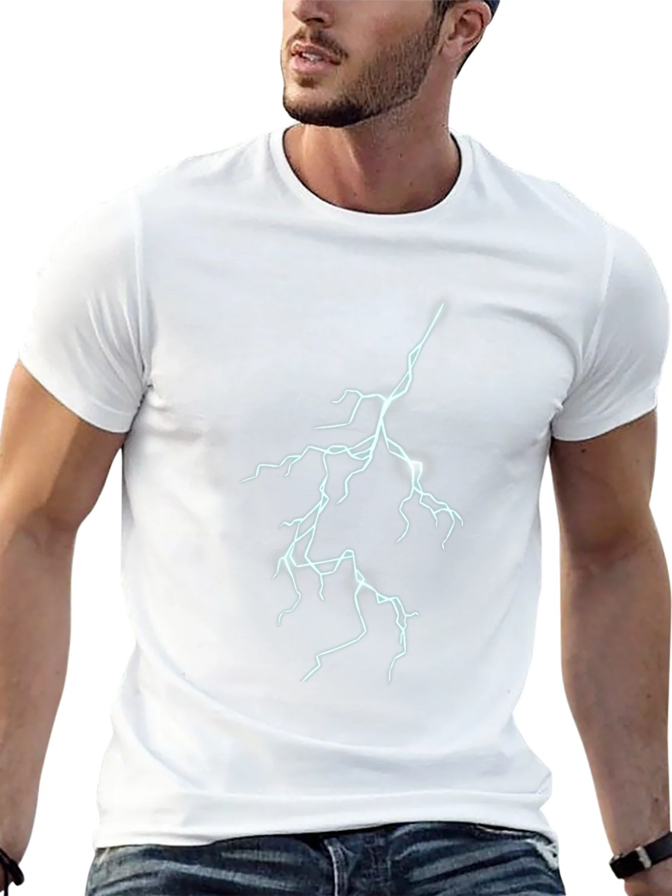 Camiseta Negra Rayo El¨¦ctrico