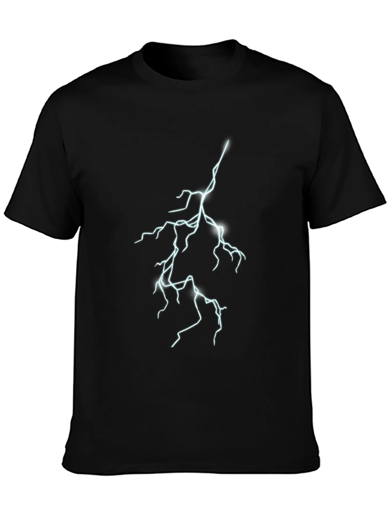Camiseta Negra Rayo El¨¦ctrico