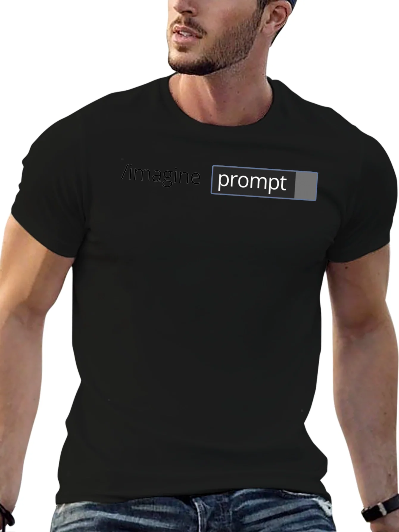 Camiseta Negra /imagine prompt Dise?o Creativo