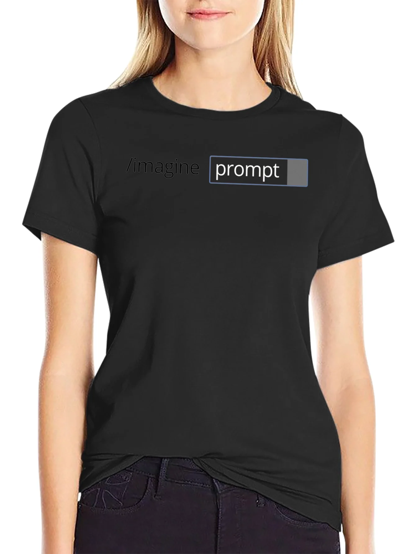 Camiseta Negra /imagine prompt Dise?o Creativo