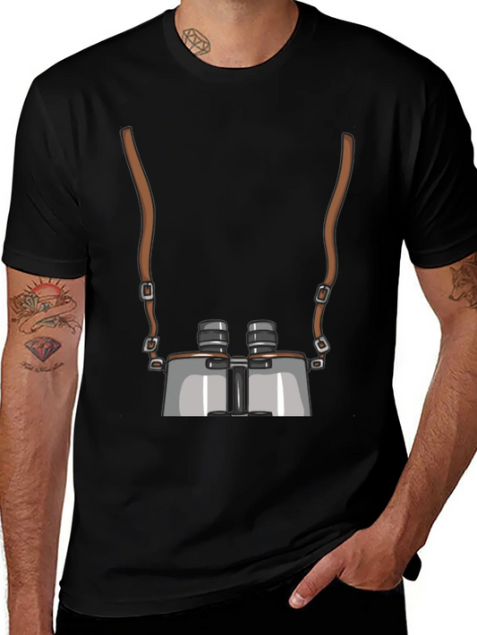 Camiseta Hombre Binoculares Dise?o Original