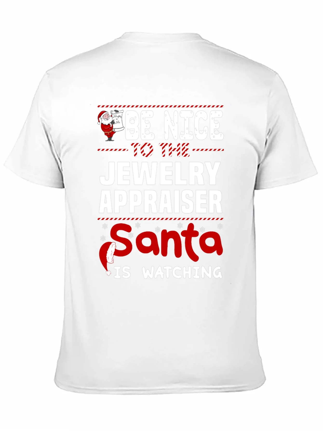 Rebbecca Funny Jewelry Appraiser Santa Christmas T-Shirt