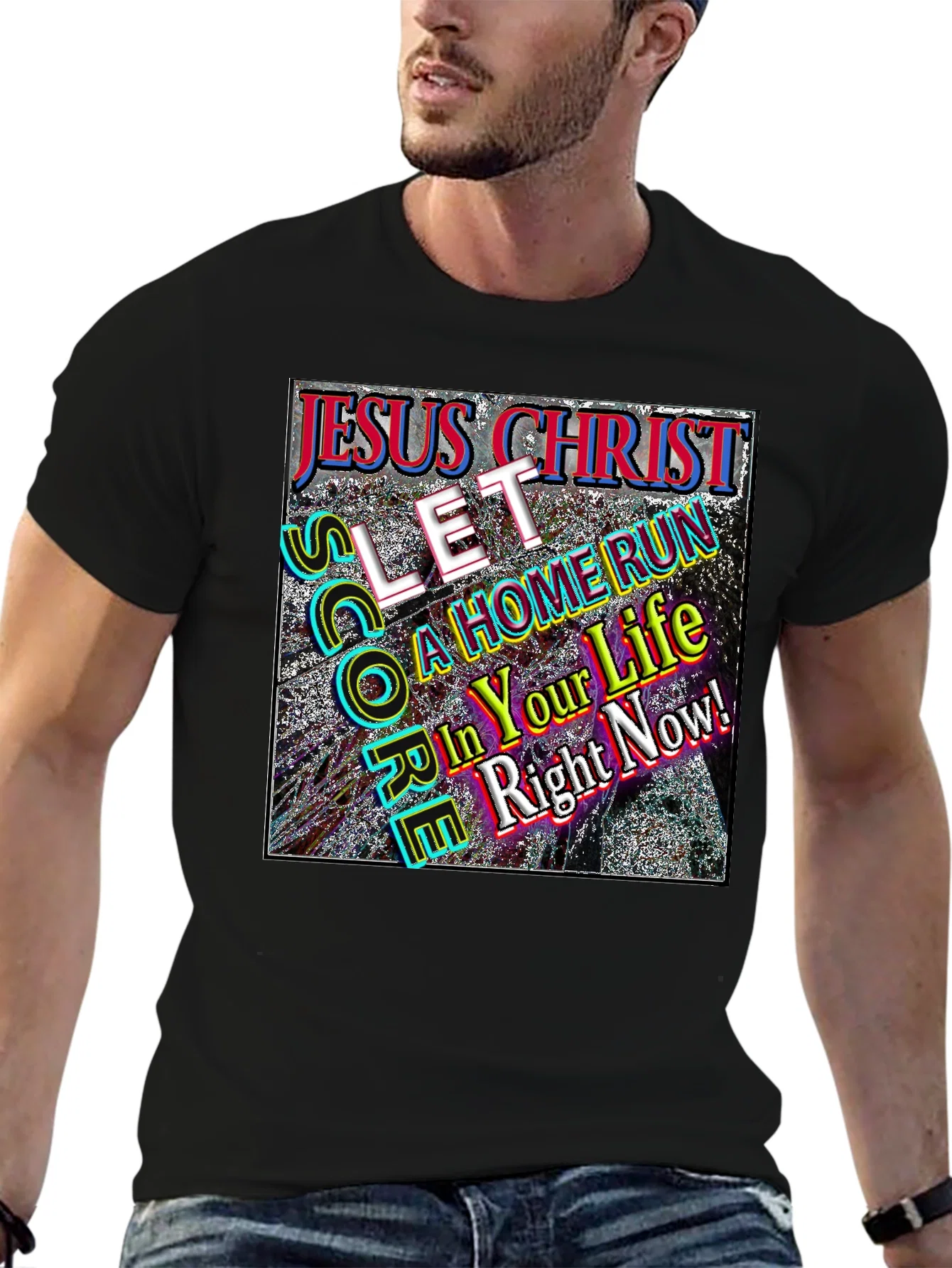 Rebbecca Jesus Christ Lets Score T-Shirt