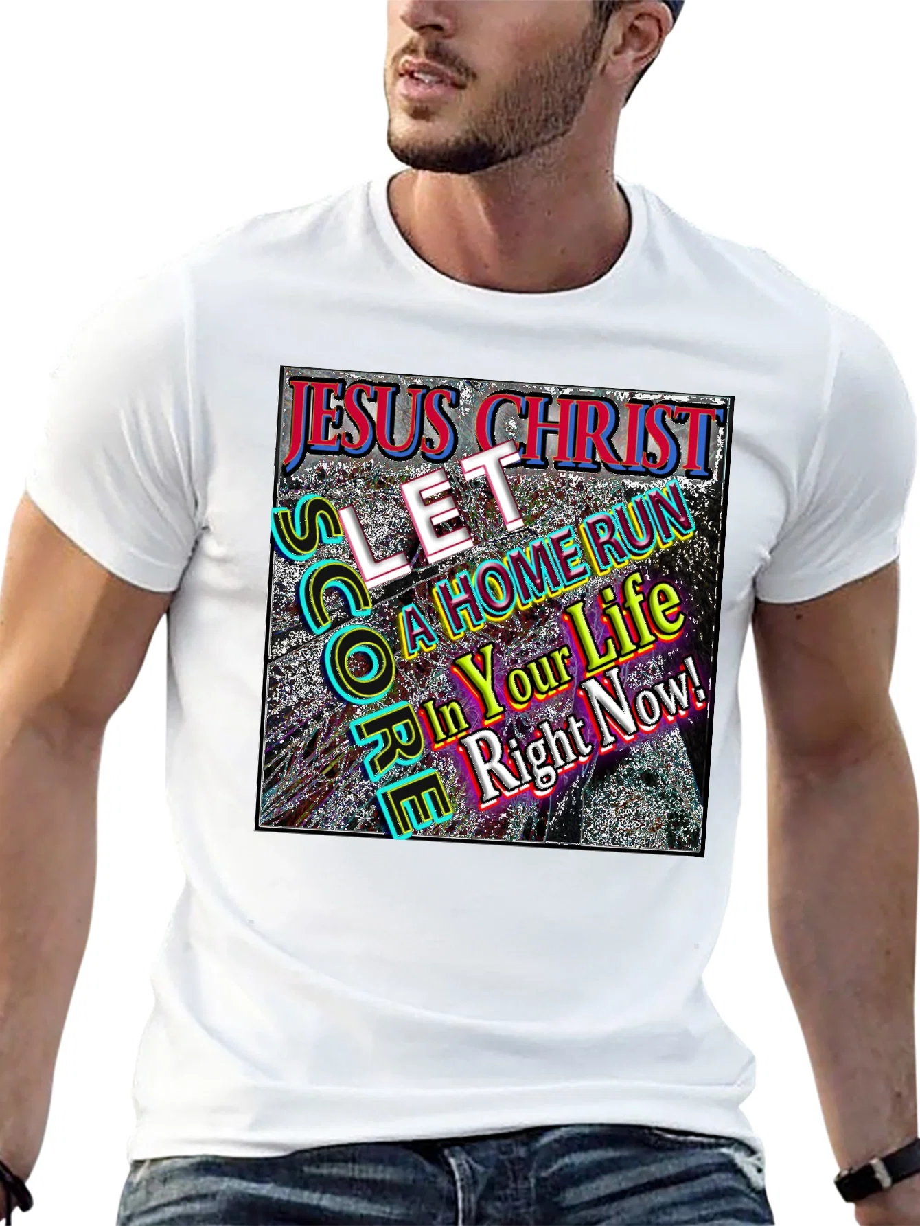 Rebbecca Jesus Christ Lets Score T-Shirt