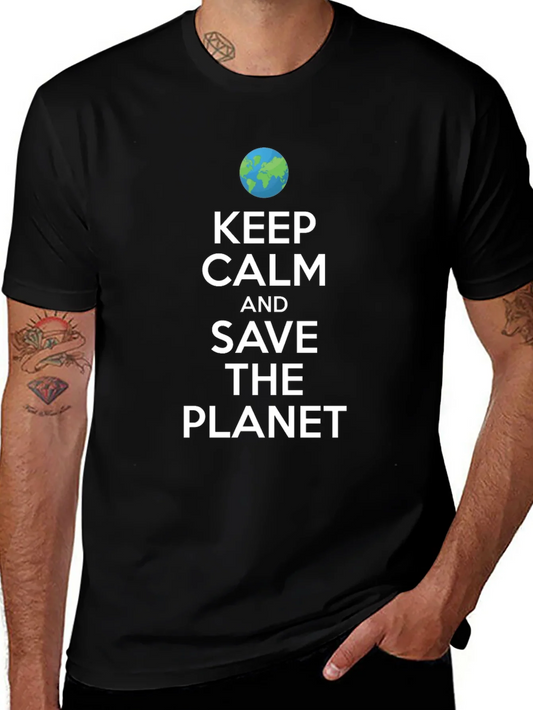 Rebbecca Keep Calm Save The Planet Graphic Tee