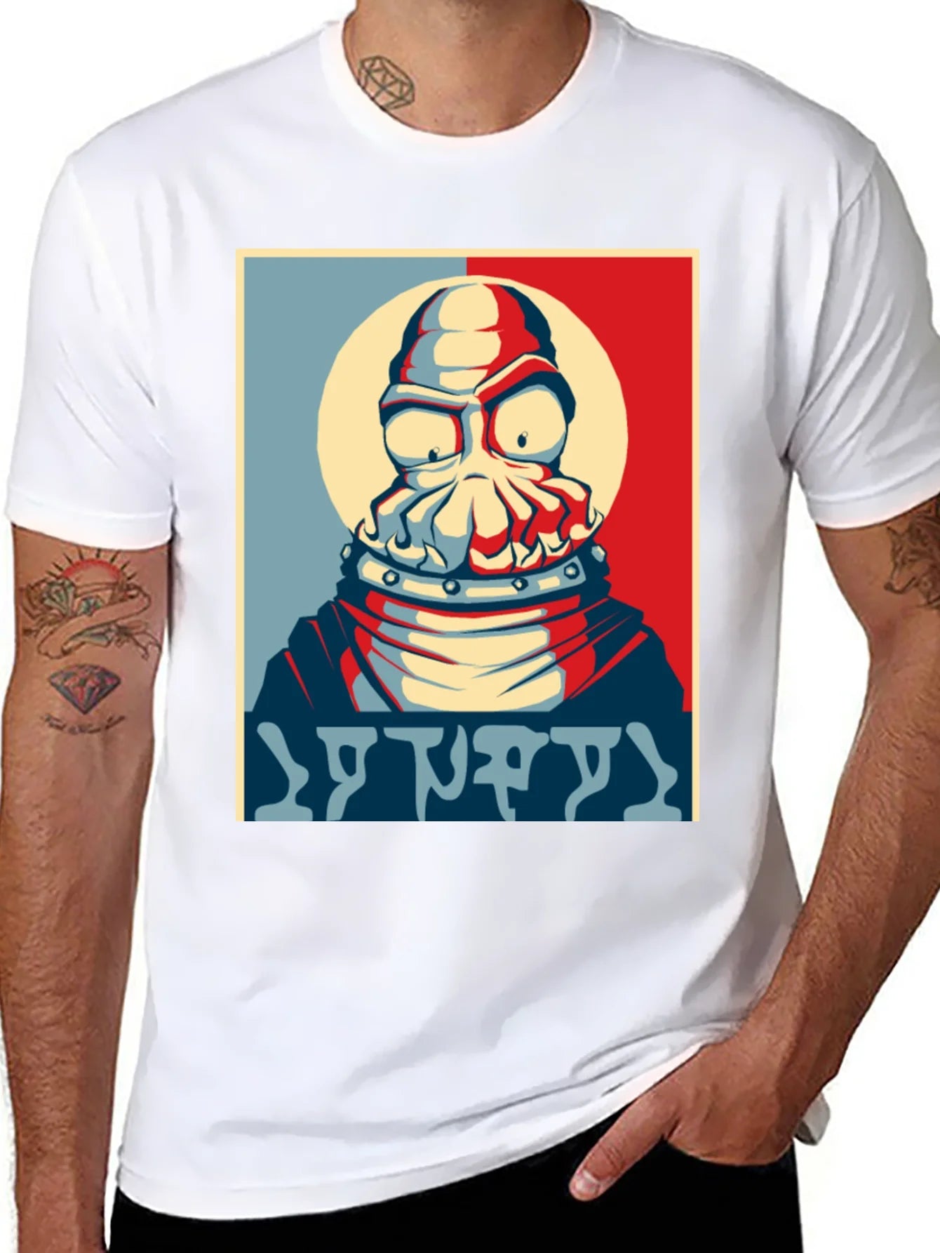 Camiseta Futurama Zoidberg - Estilo Propaganda