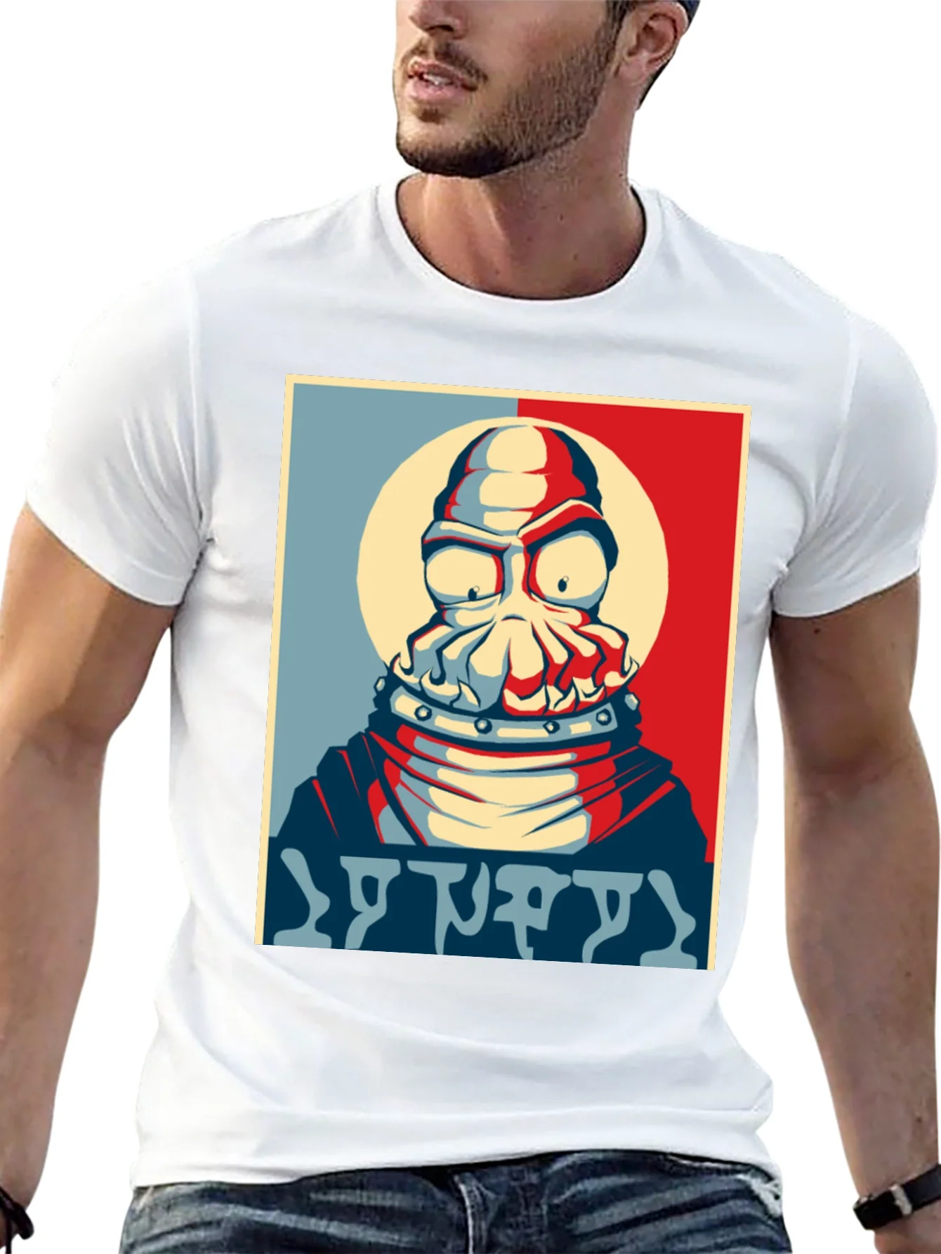 Camiseta Futurama Zoidberg - Estilo Propaganda