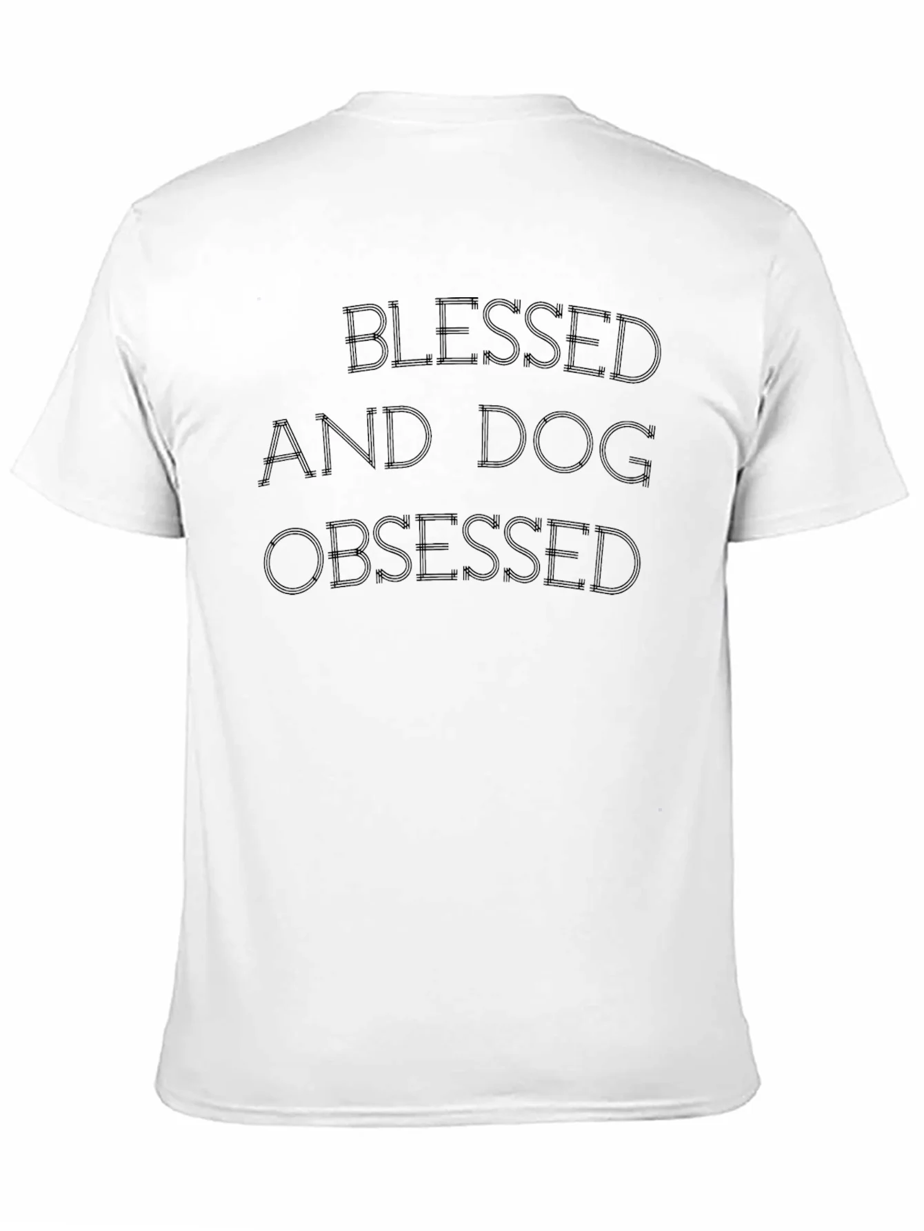 Rebbecca Blessed And Dog Obsessed Black Tee