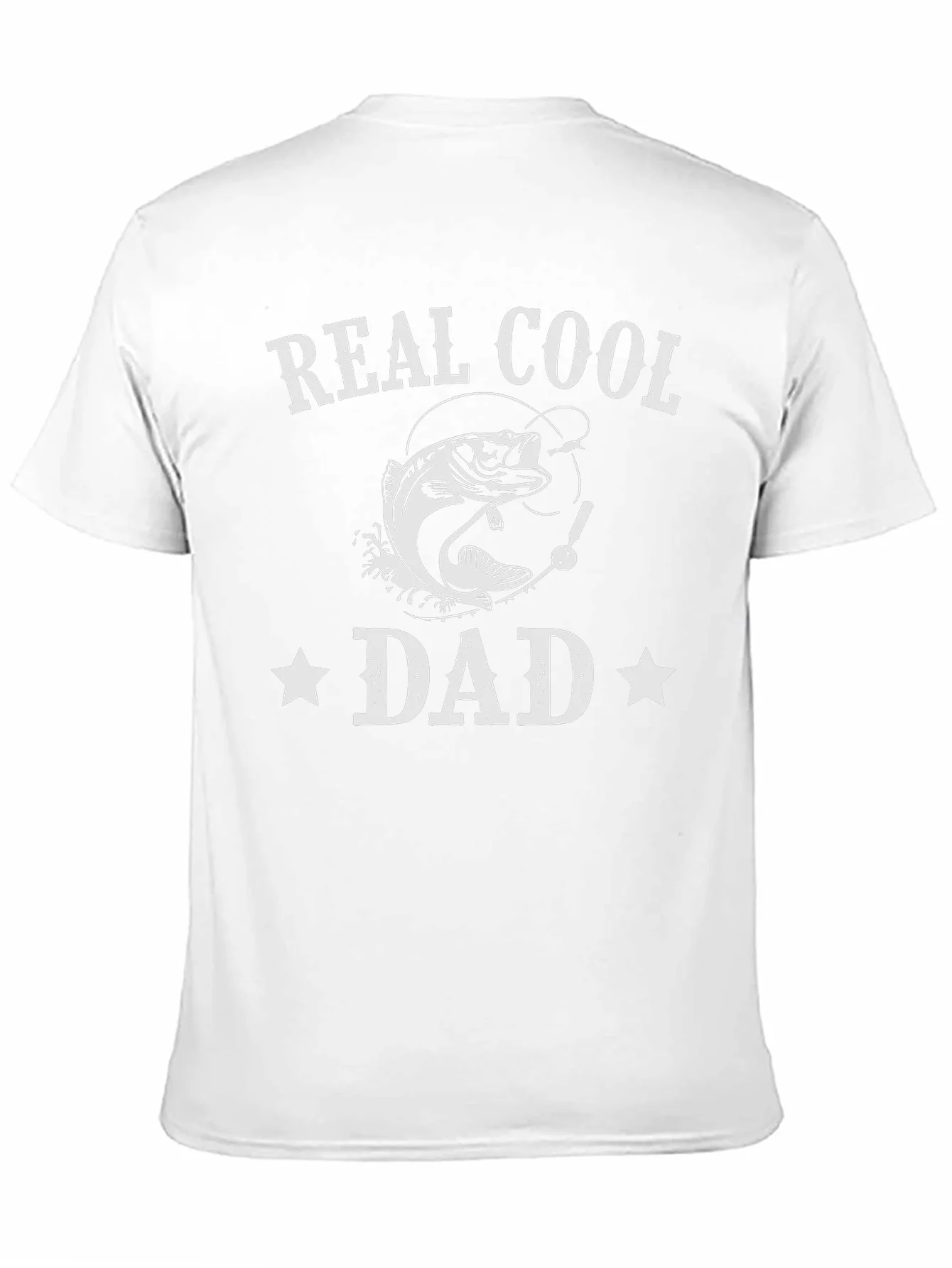 Camiseta Negra Real Cool Dad Pescador