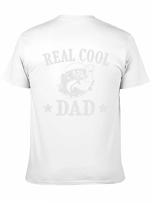 Camiseta Negra Real Cool Dad Pescador