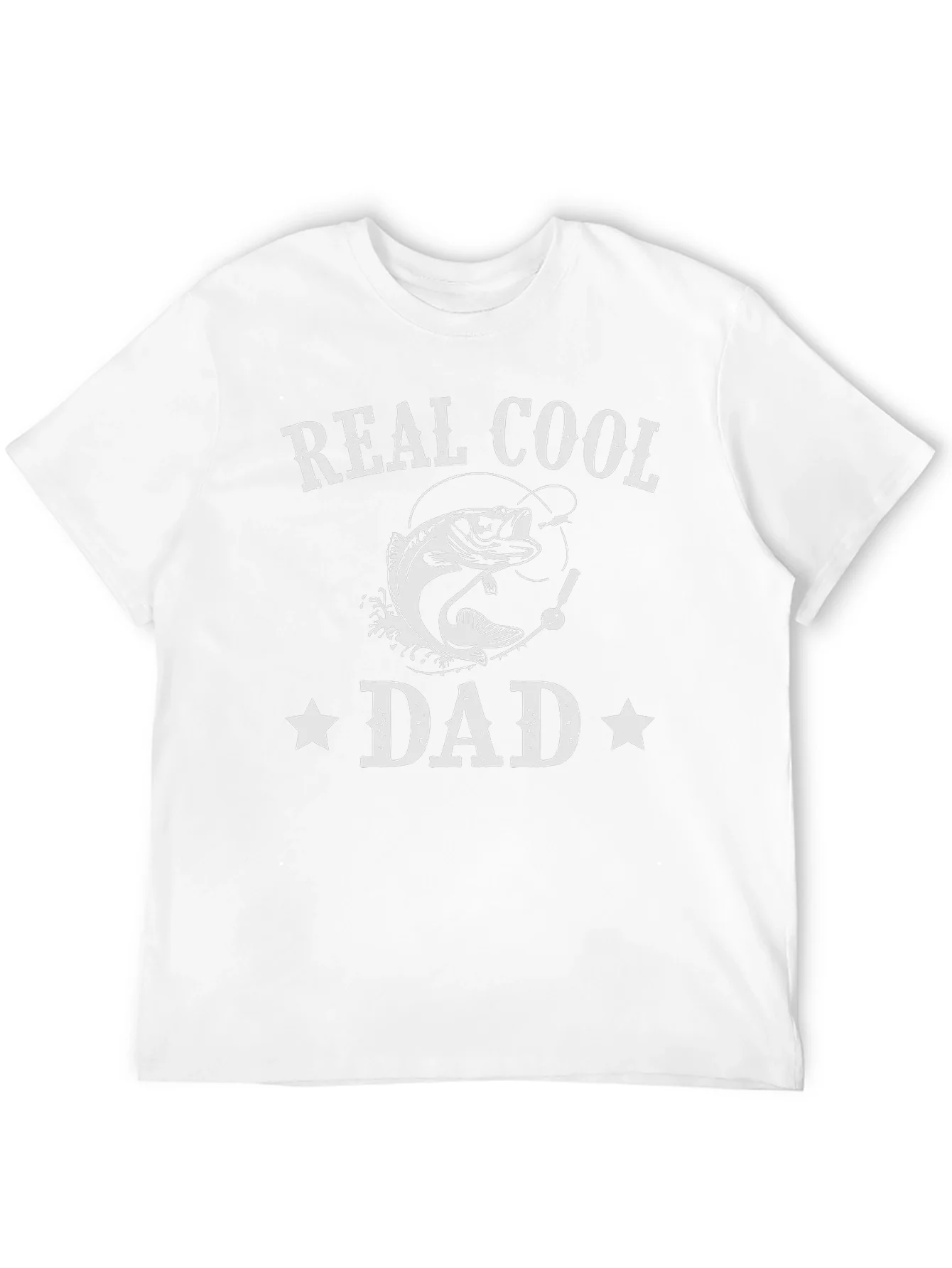 Camiseta Negra Real Cool Dad Pescador