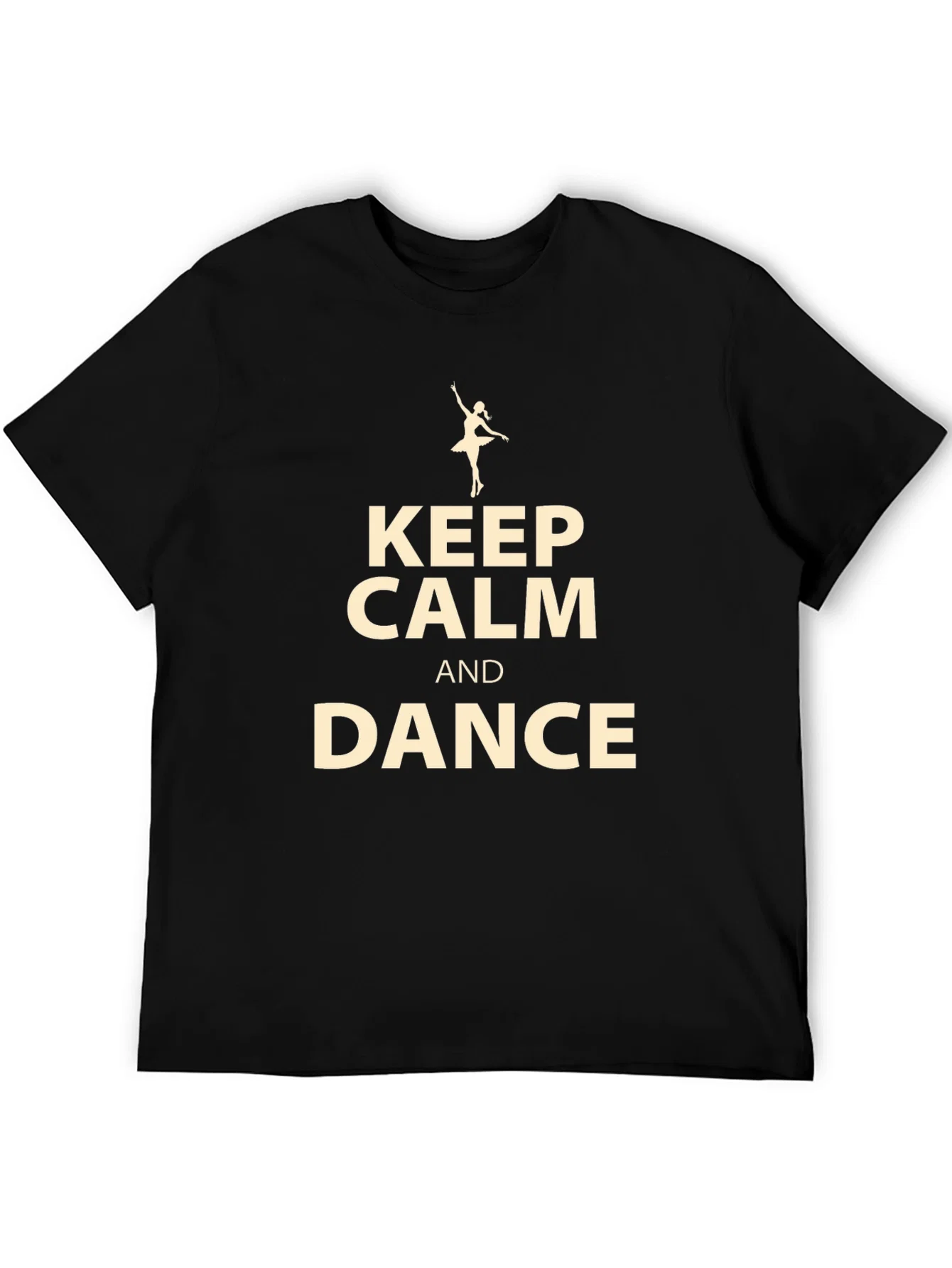 Rebbecca Keep Calm and Dance Black T-Shirt