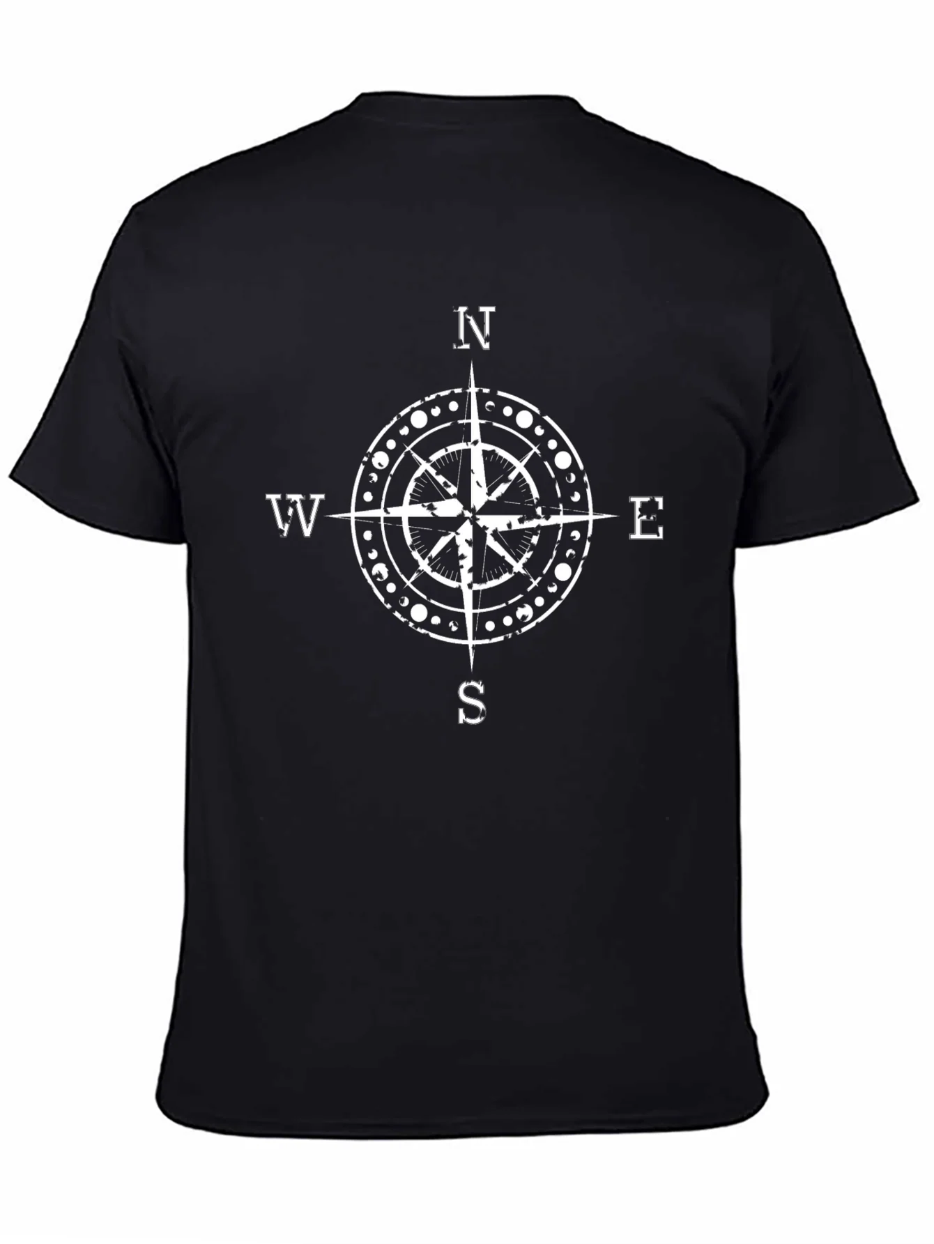 Rebbecca Compass Graphic Black T-Shirt