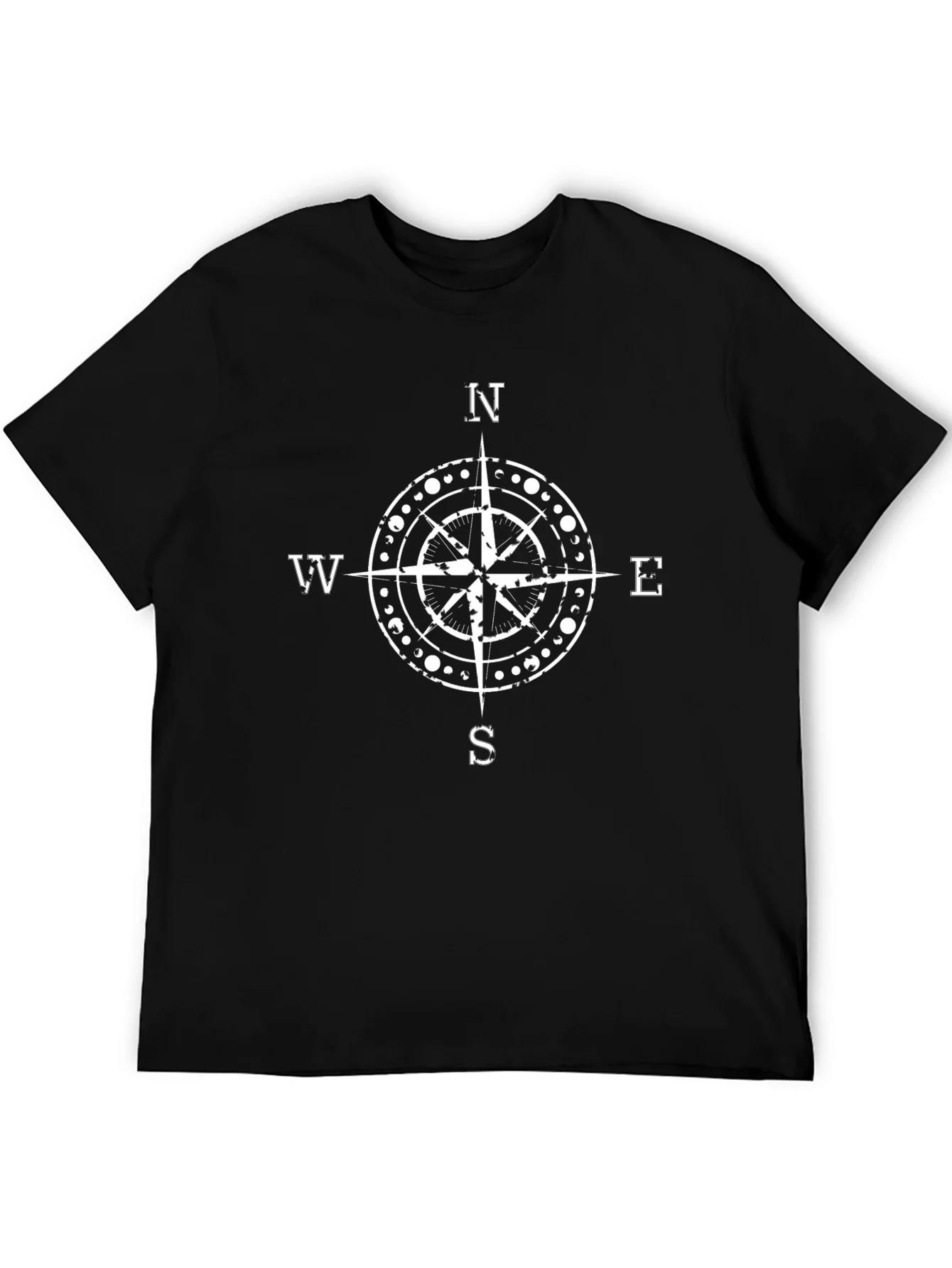 Rebbecca Compass Graphic Black T-Shirt