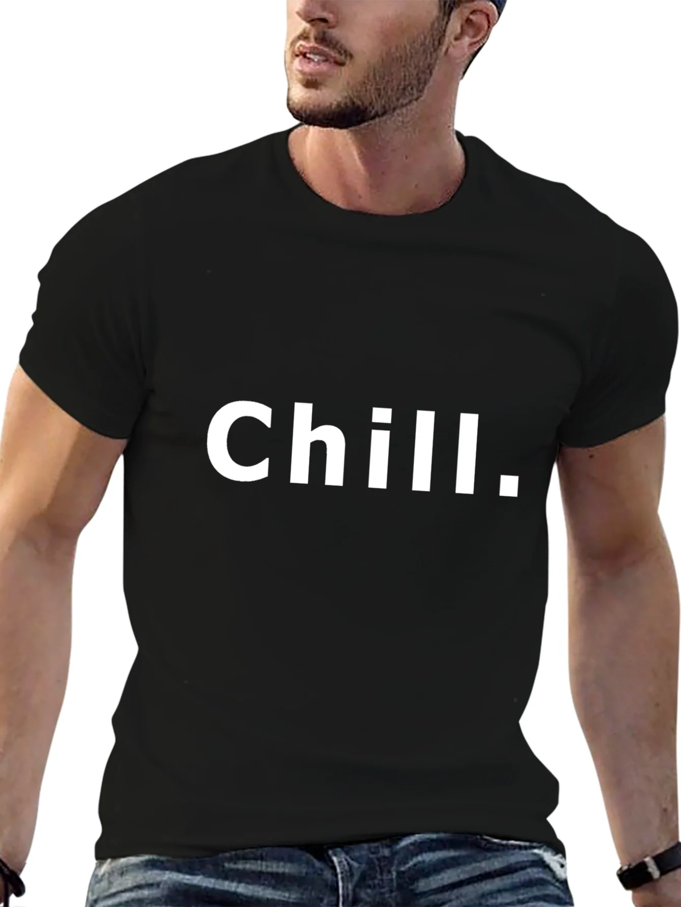 Camiseta Negra Chill.
