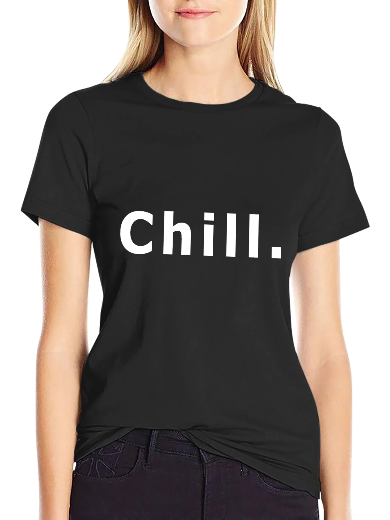 Camiseta Negra Chill.
