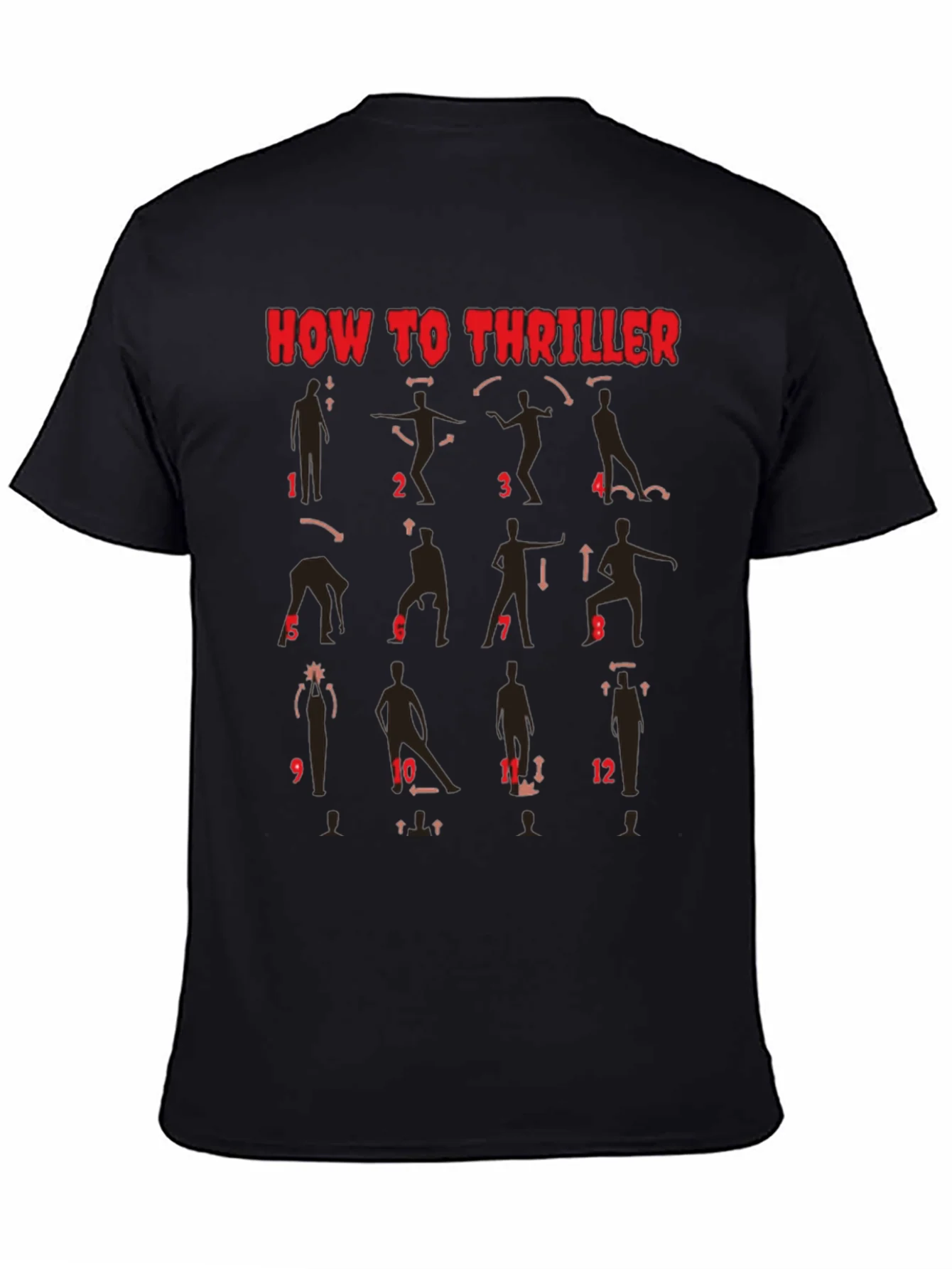 Rebbecca How to Thriller Dance Steps Graphic T-Shirt