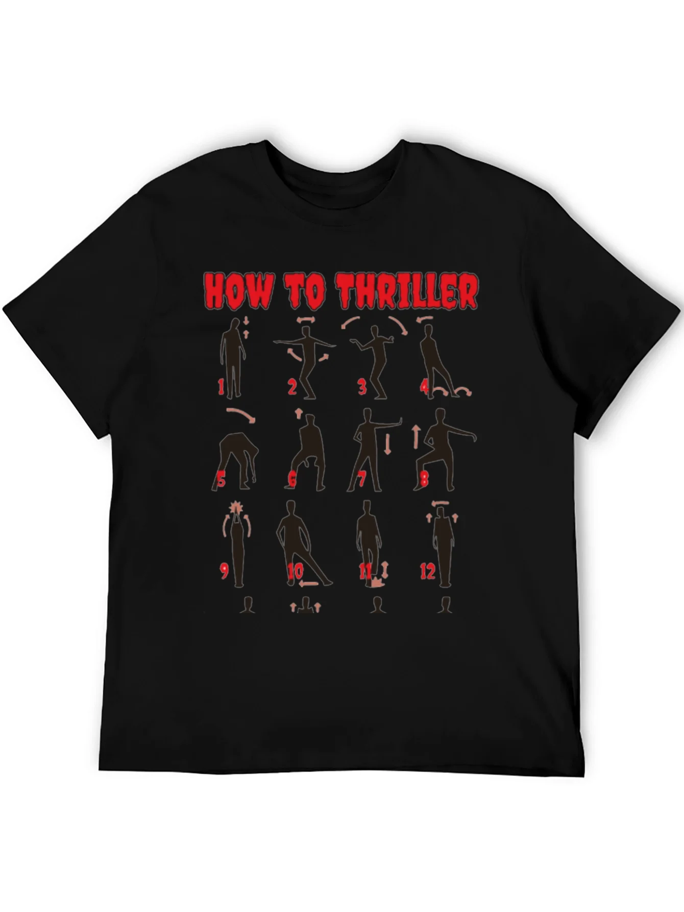 Rebbecca How to Thriller Dance Steps Graphic T-Shirt