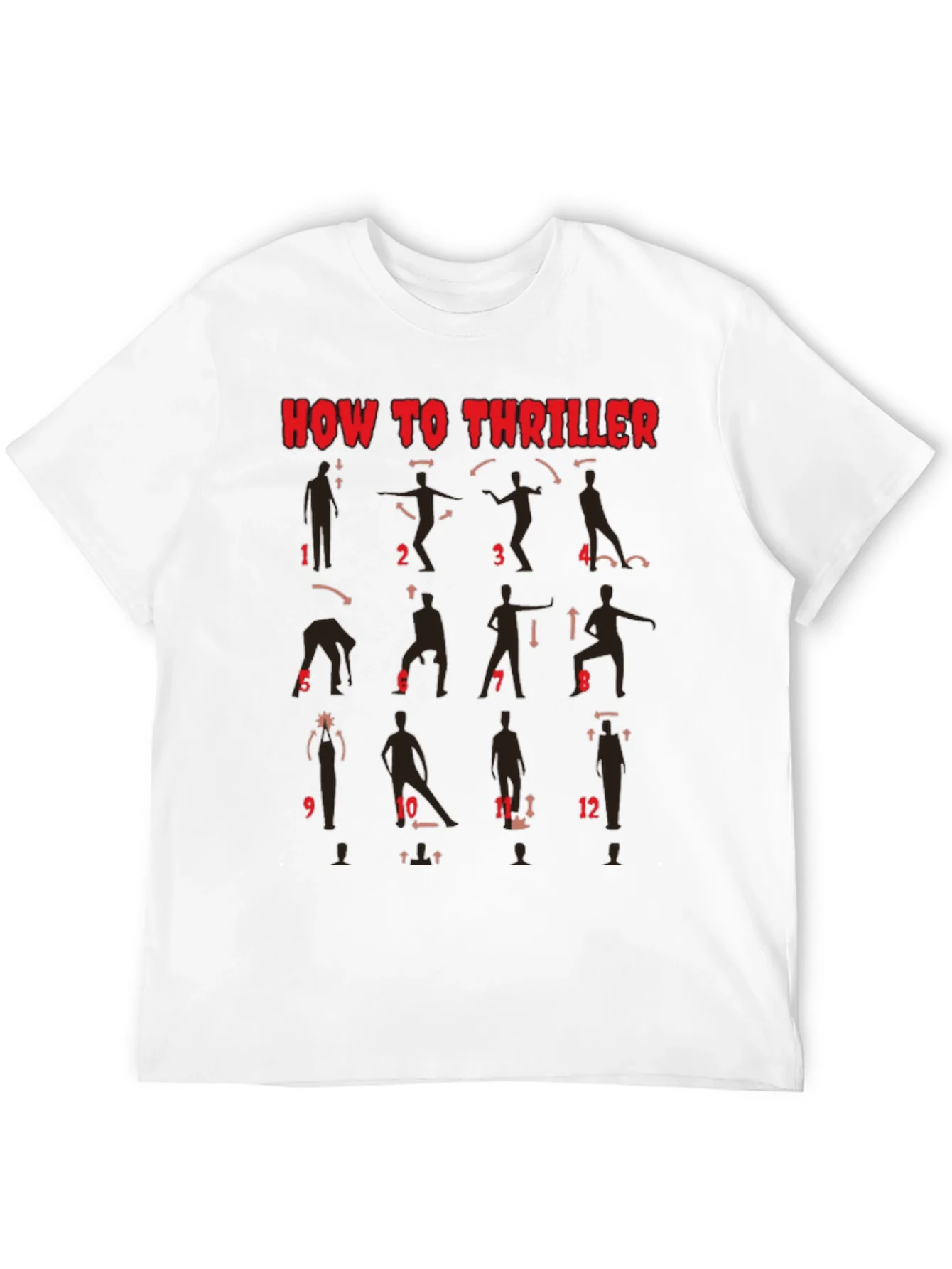 Rebbecca How to Thriller Dance Steps Graphic T-Shirt