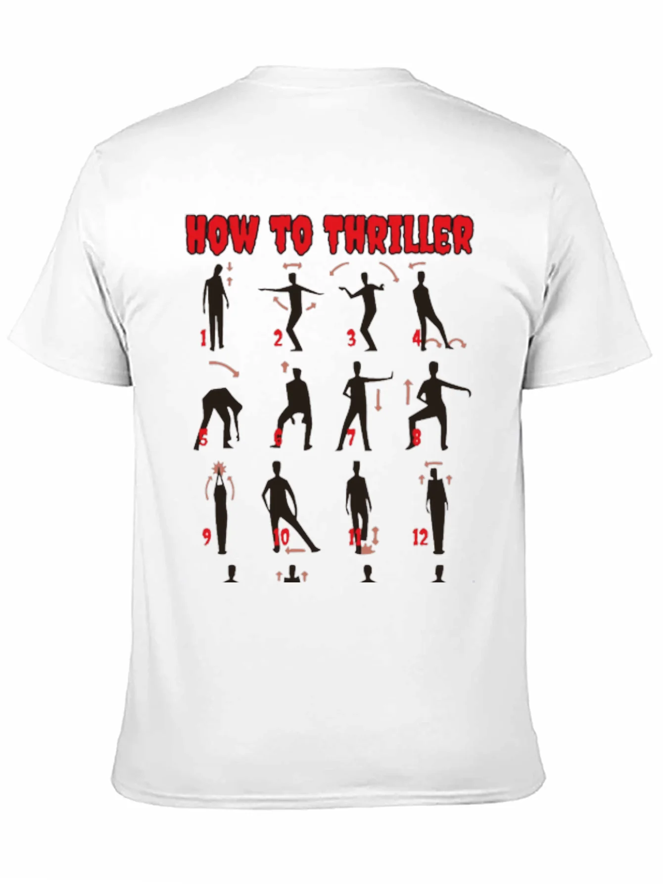 Rebbecca How to Thriller Dance Steps Graphic T-Shirt