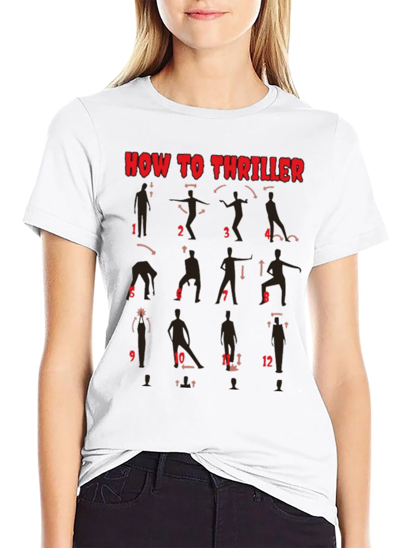 Rebbecca How to Thriller Dance Steps Graphic T-Shirt